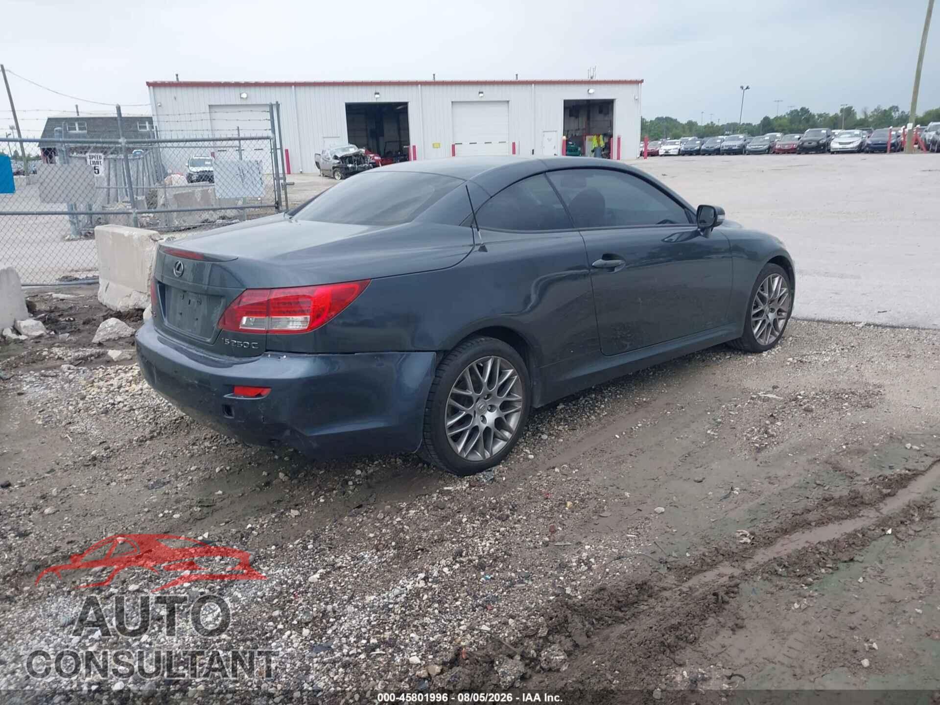 LEXUS IS 250C 2010 - JTHFF2C23A2510798