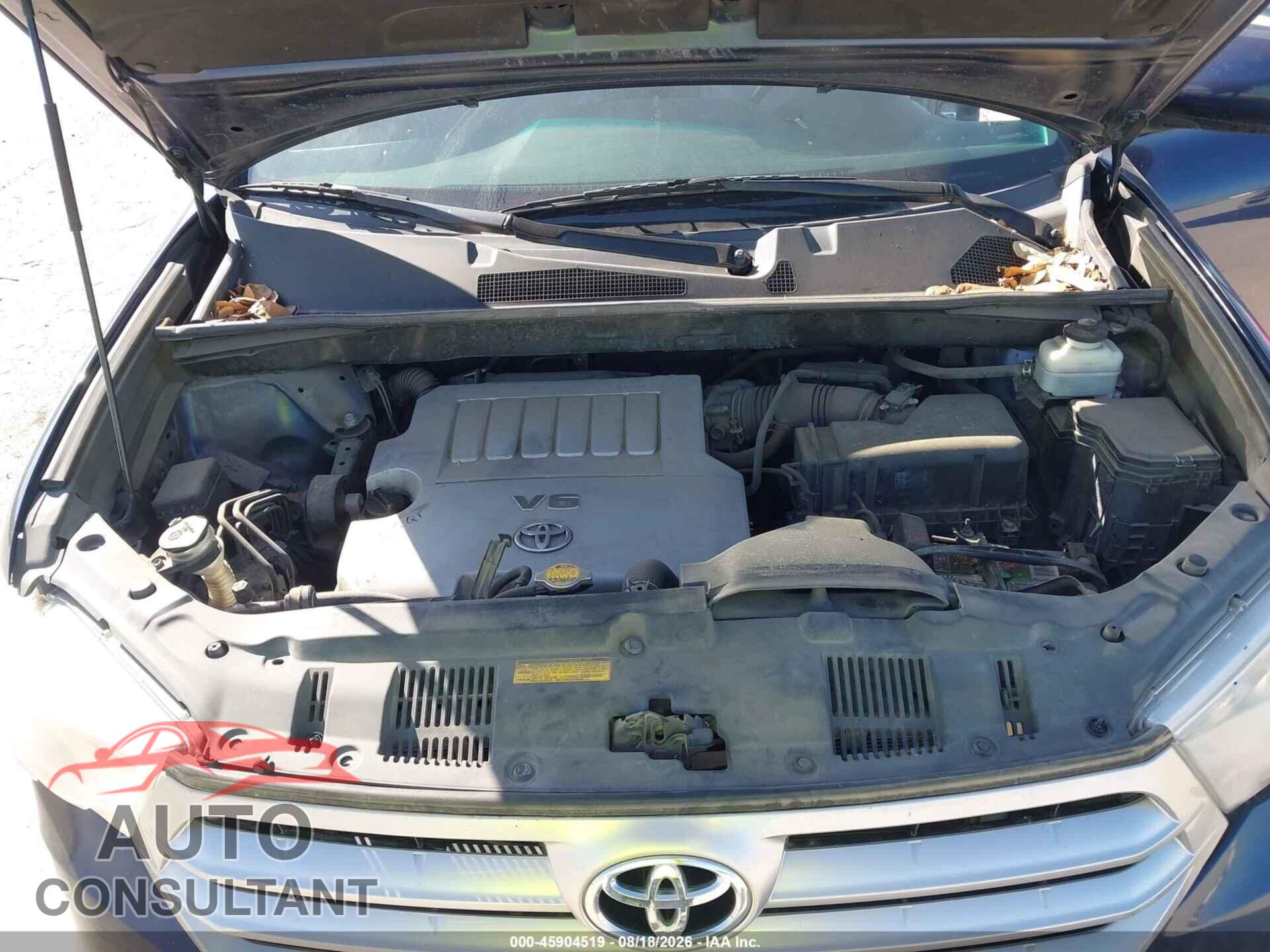 TOYOTA HIGHLANDER 2011 - 5TDZK3EH5BS048871