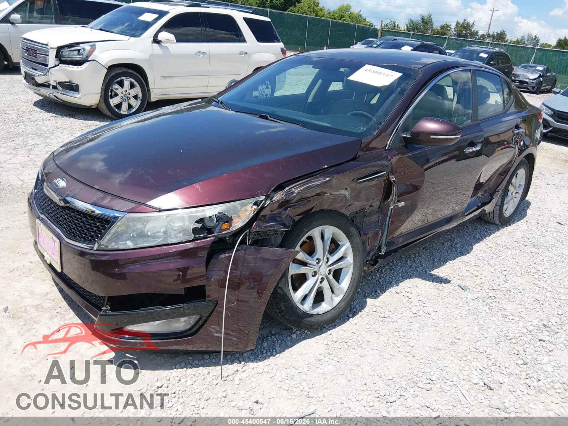 KIA OPTIMA 2013 - 5XXGN4A76DG097082