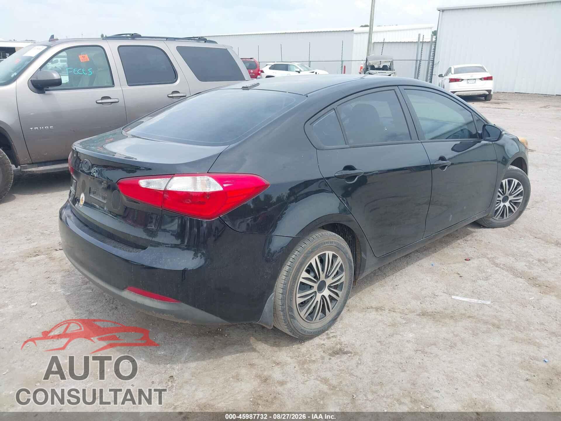 KIA FORTE 2015 - KNAFX4A63F5273569