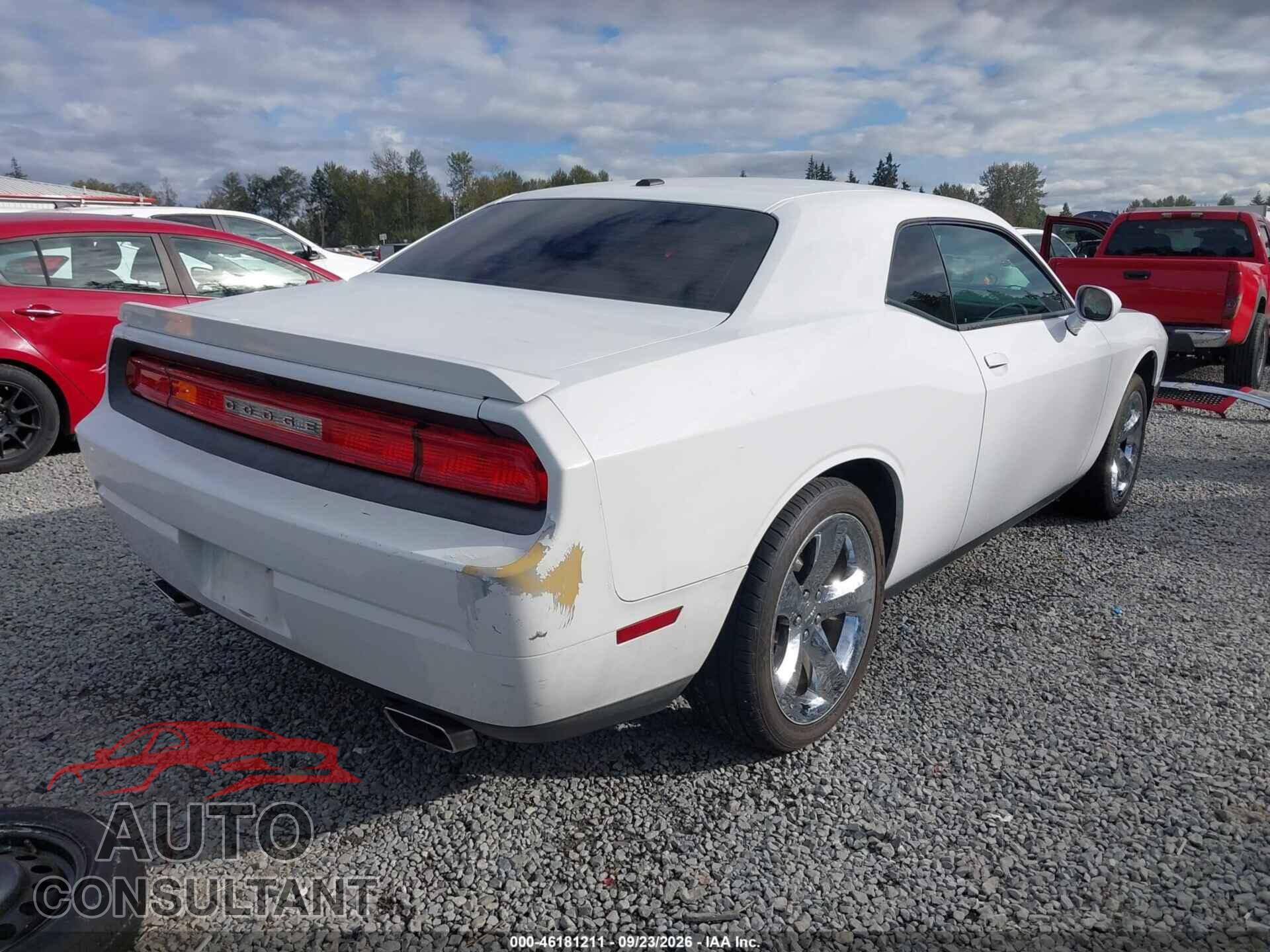DODGE CHALLENGER 2013 - 2C3CDYAG5DH649536