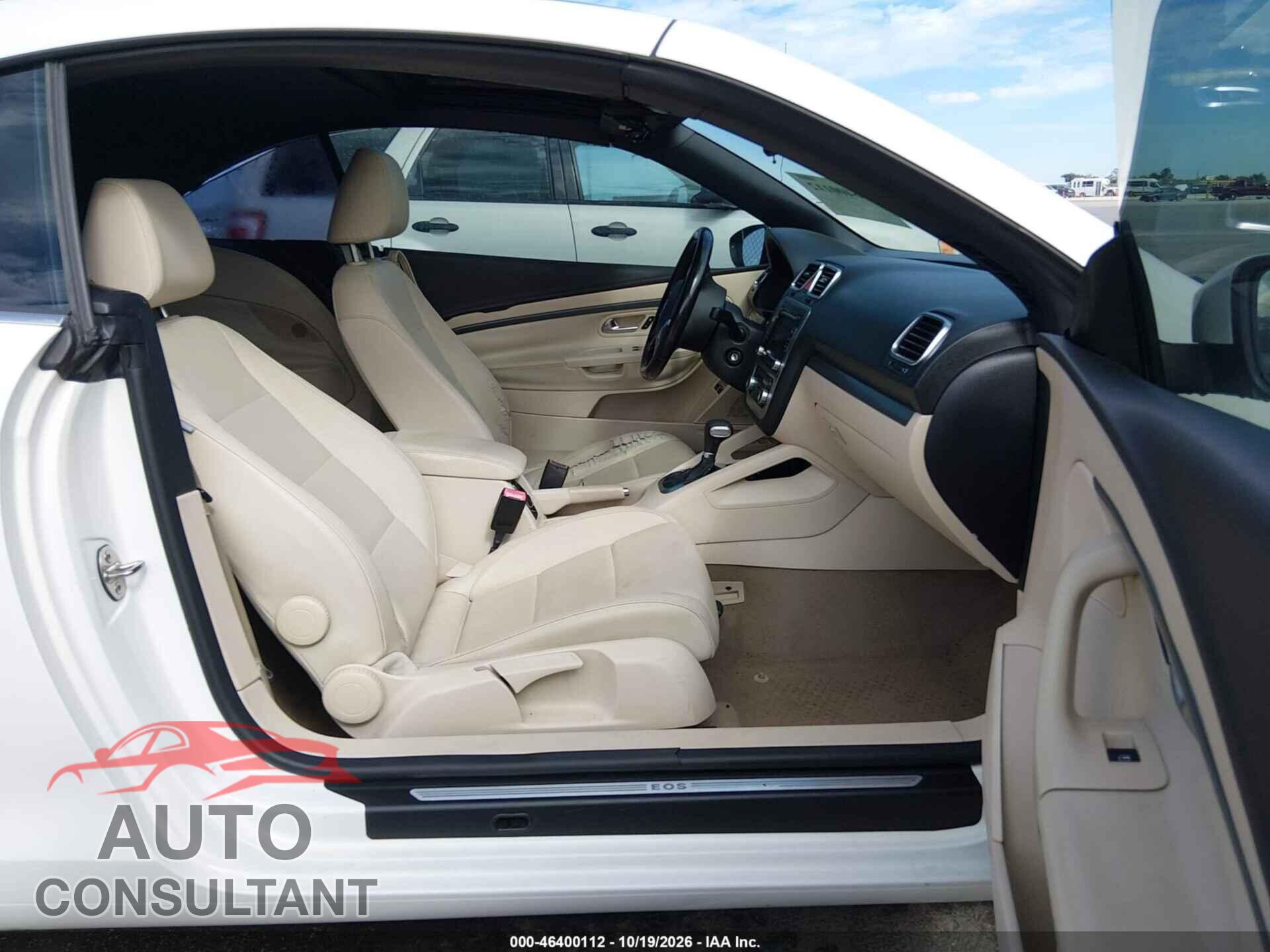 VOLKSWAGEN EOS 2011 - WVWBA7AH8BV001969