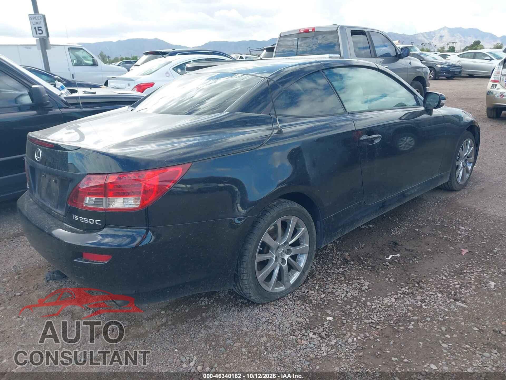 LEXUS IS 250C 2010 - JTHFF2C21A2503722