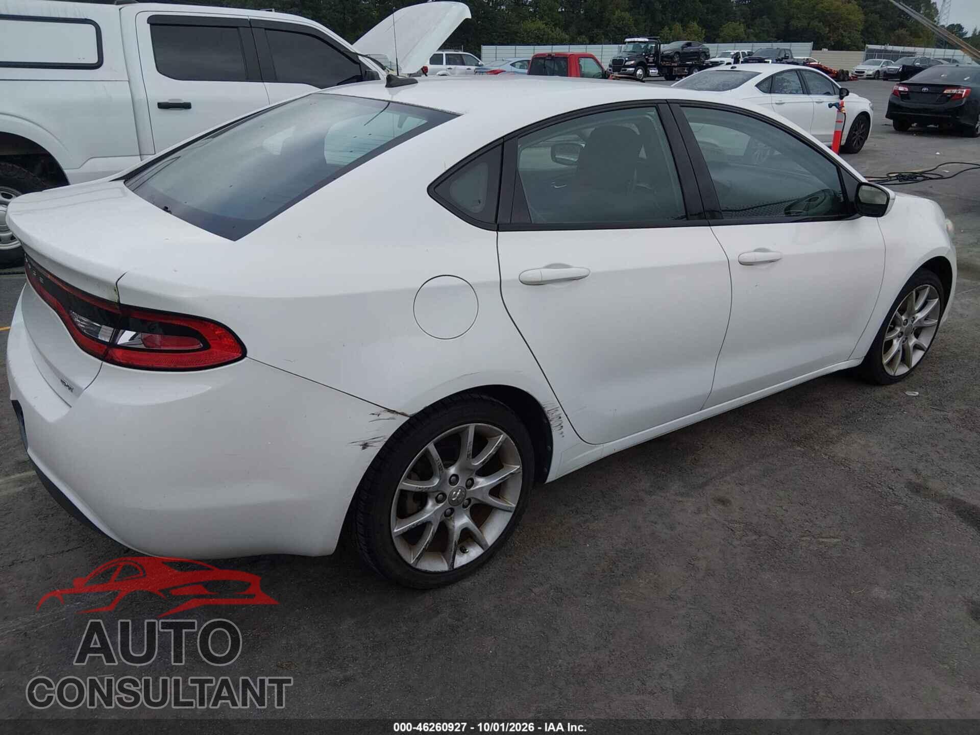 DODGE DART 2013 - 1C3CDFBA5DD225995