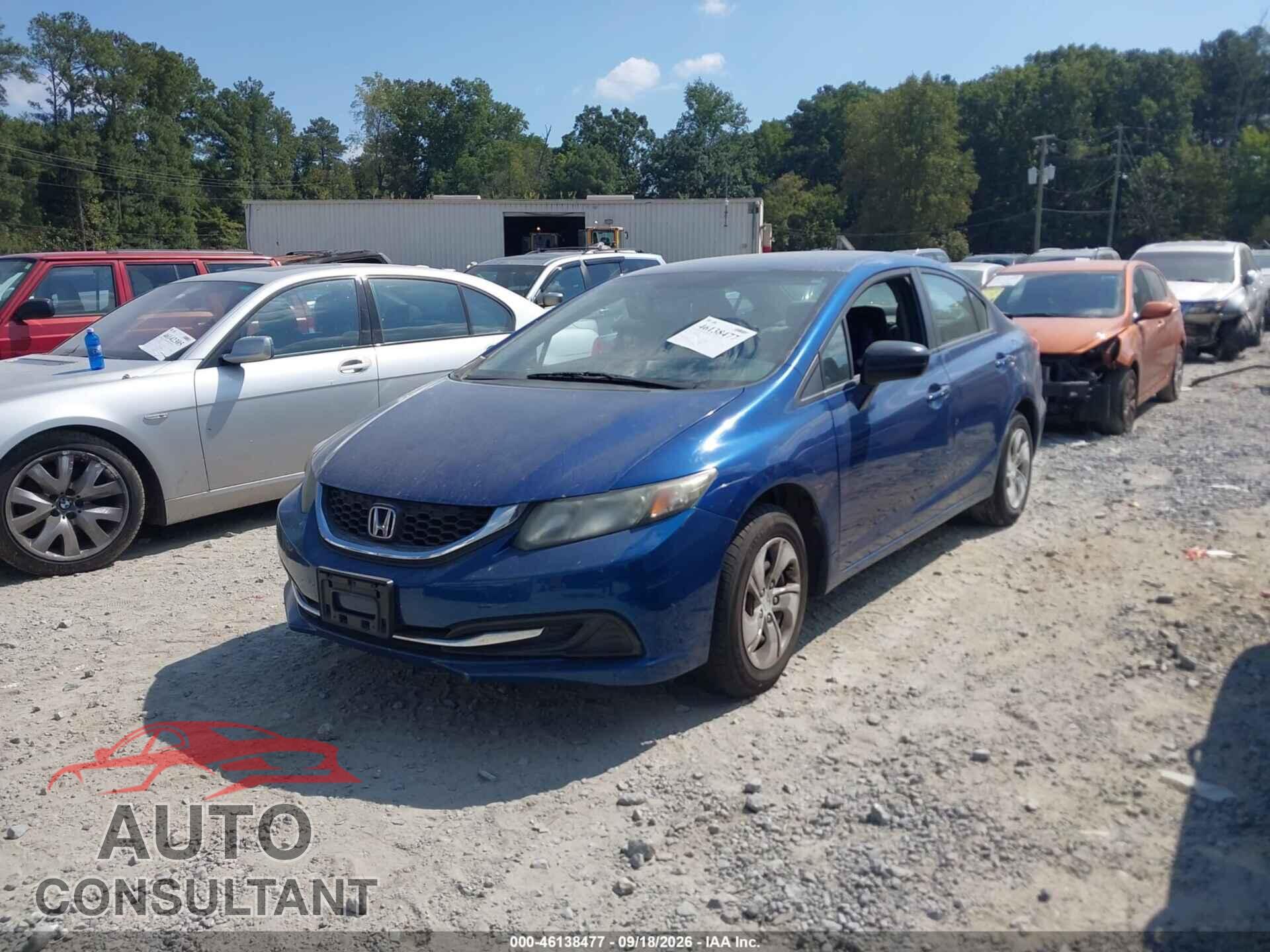 HONDA CIVIC 2014 - 19XFB2F58EE045155