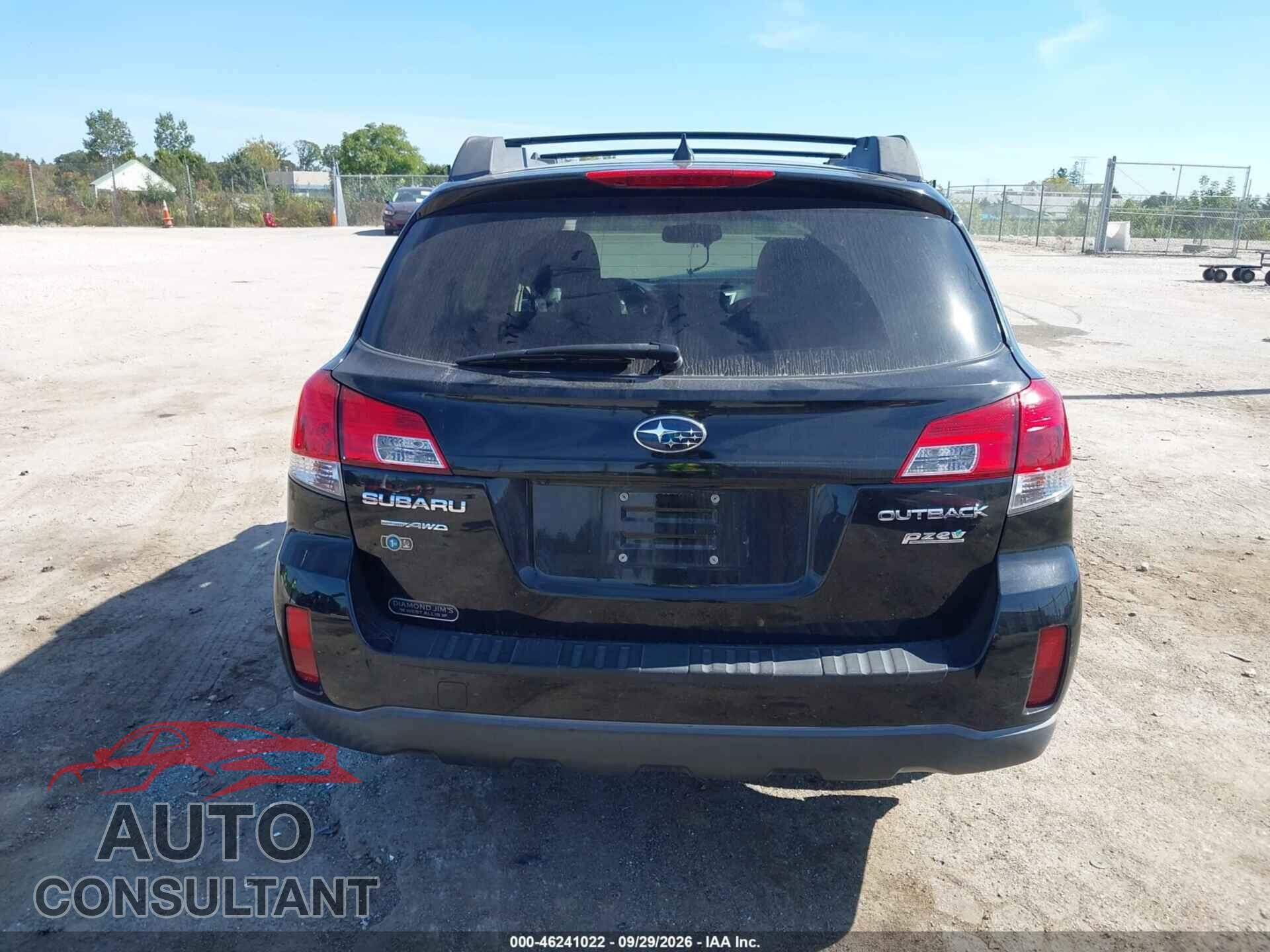 SUBARU OUTBACK 2014 - 4S4BRBDC0E3238267