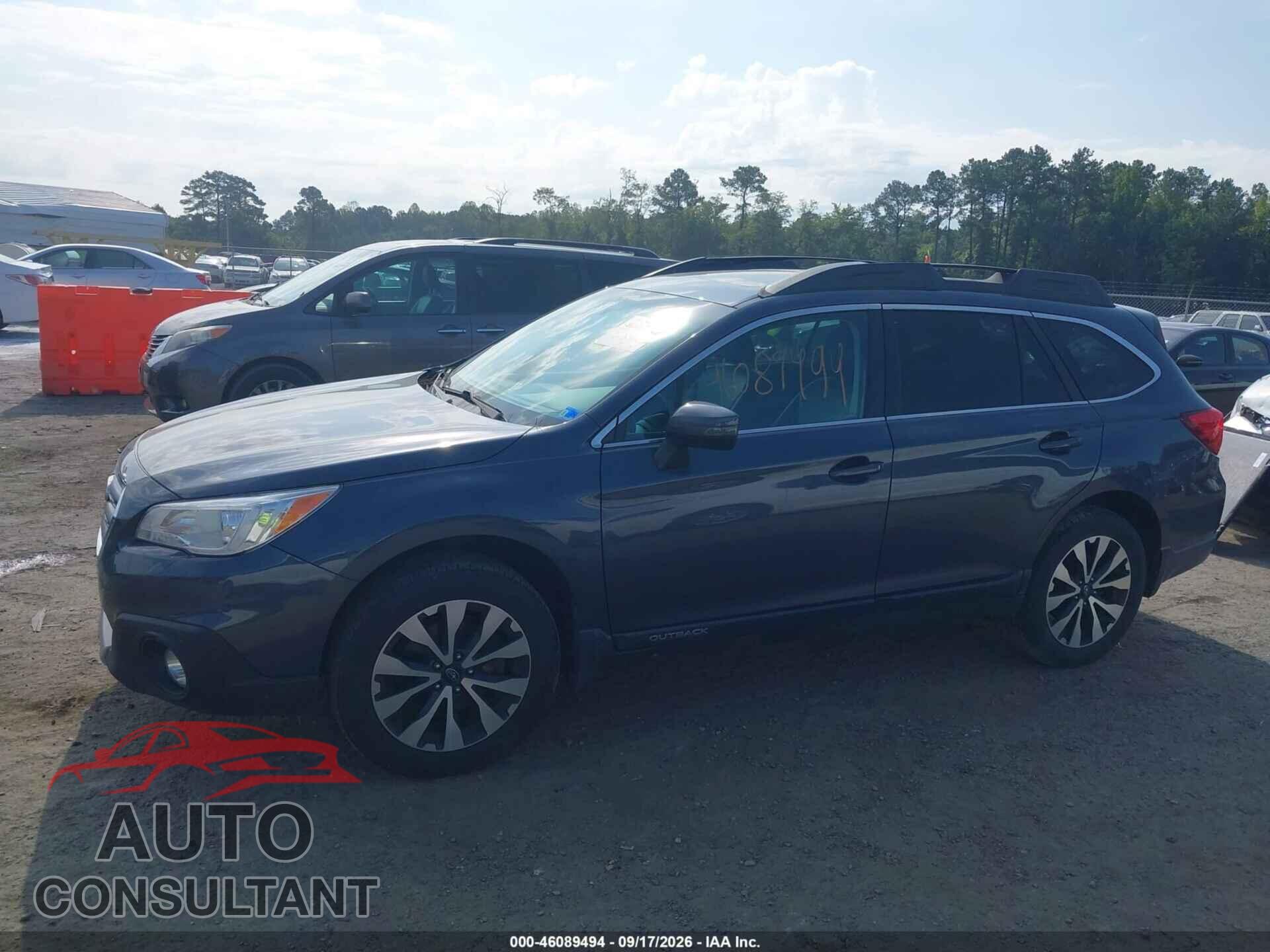 SUBARU OUTBACK 2017 - 4S4BSAKC8H3301248