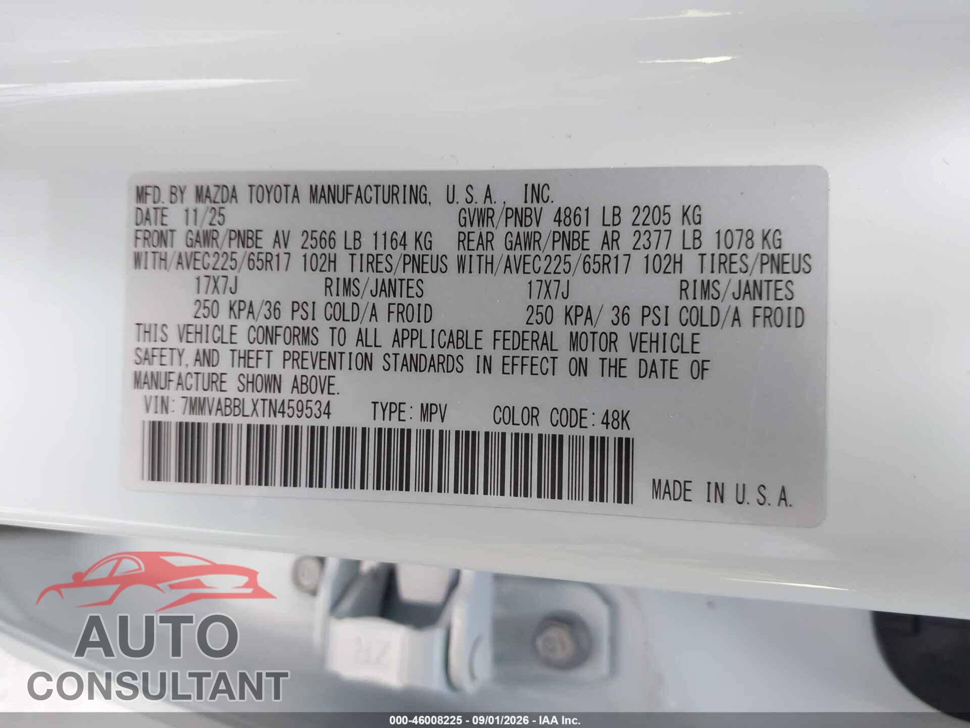 MAZDA CX-50 2026 - 7MMVABBLXTN459534