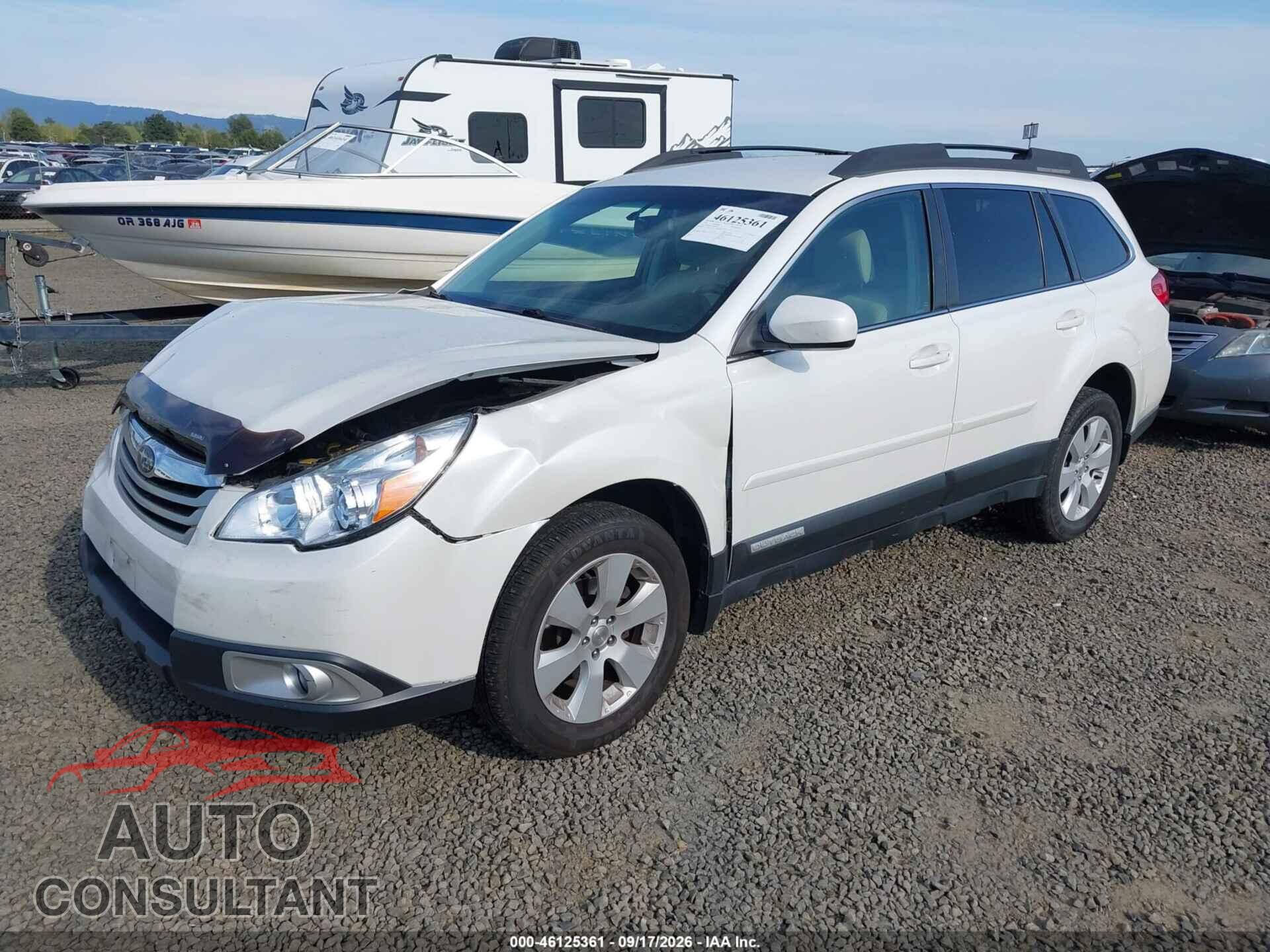 SUBARU OUTBACK 2012 - 4S4BRCCC5C3240603