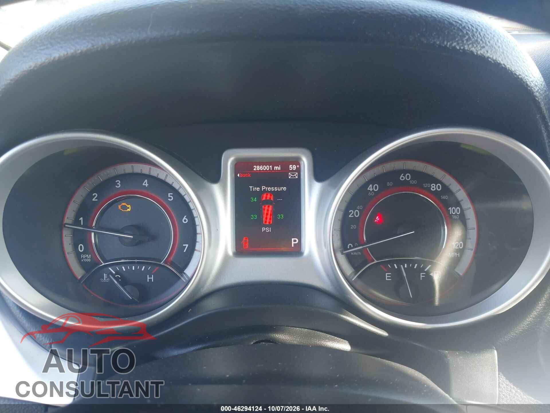 DODGE JOURNEY 2015 - 3C4PDCBG3FT628404