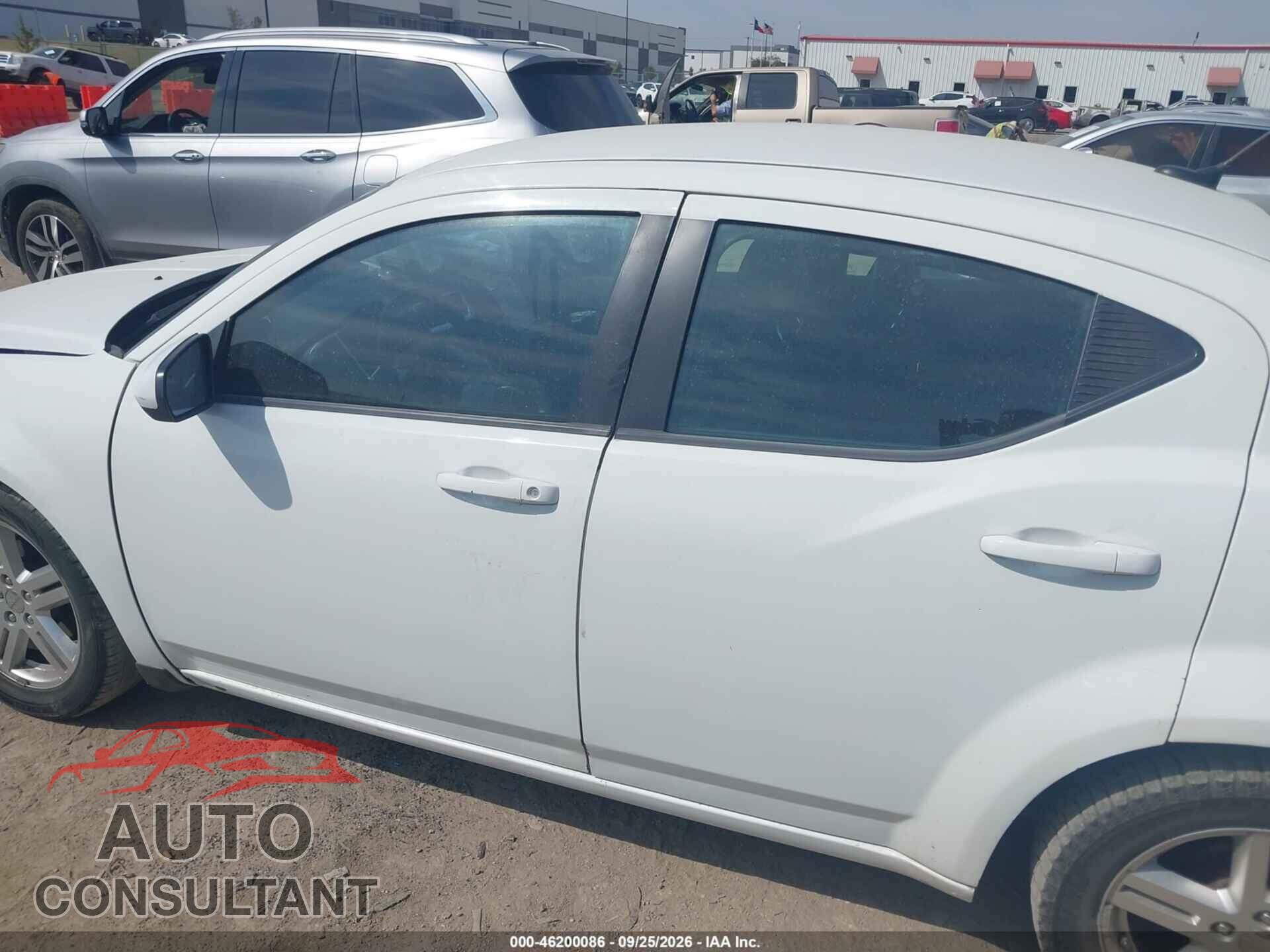 DODGE AVENGER 2013 - 1C3CDZCB3DN567979