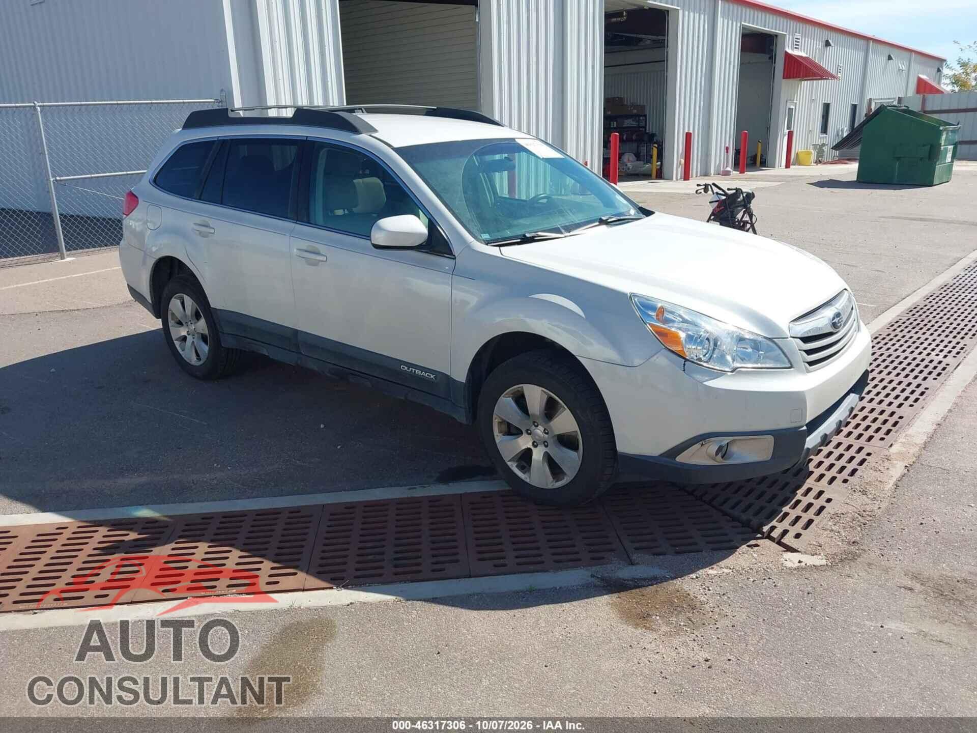 SUBARU OUTBACK 2011 - 4S4BRDAC7B2366474