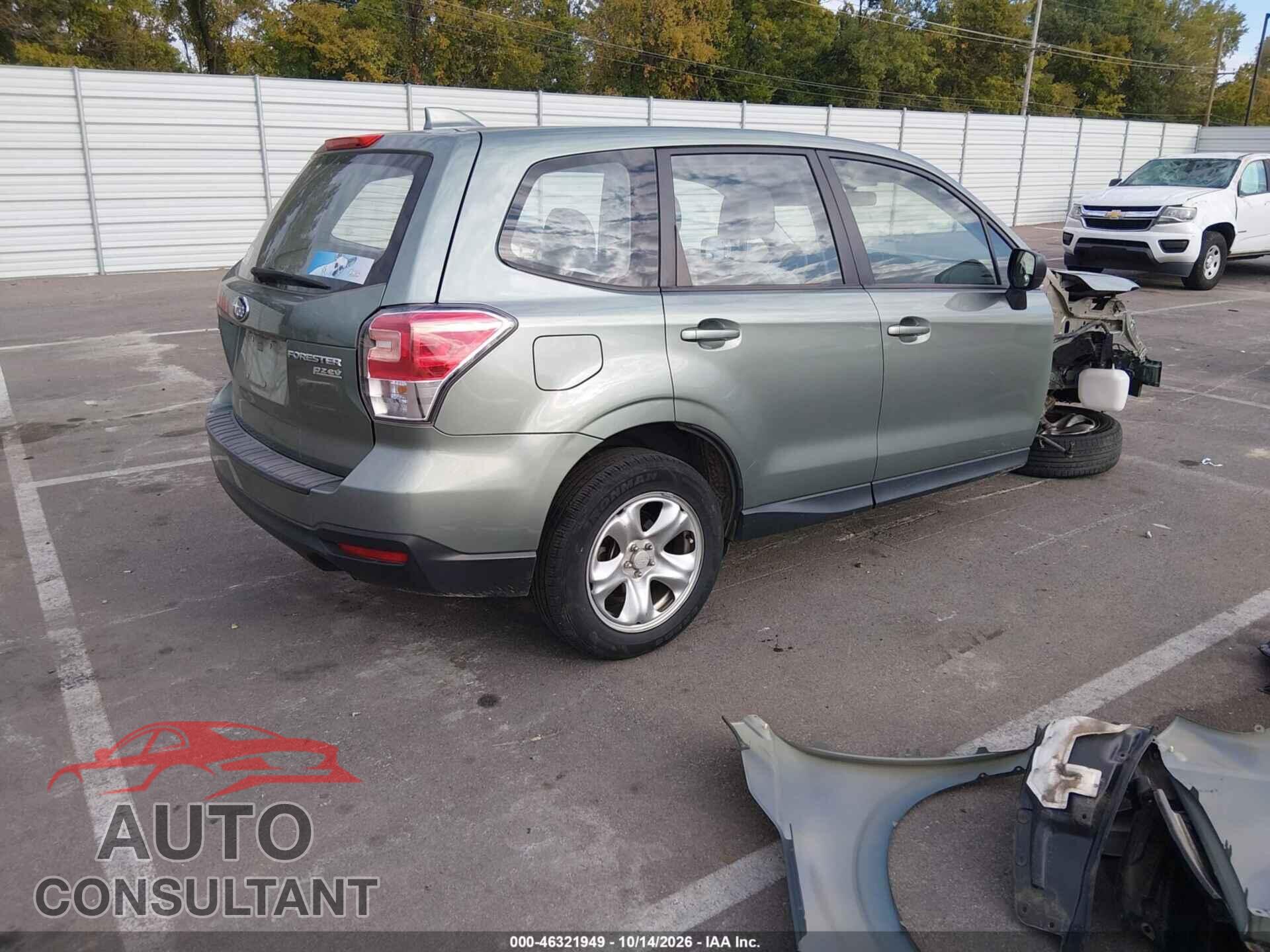 SUBARU FORESTER 2017 - JF2SJAAC5HH502800