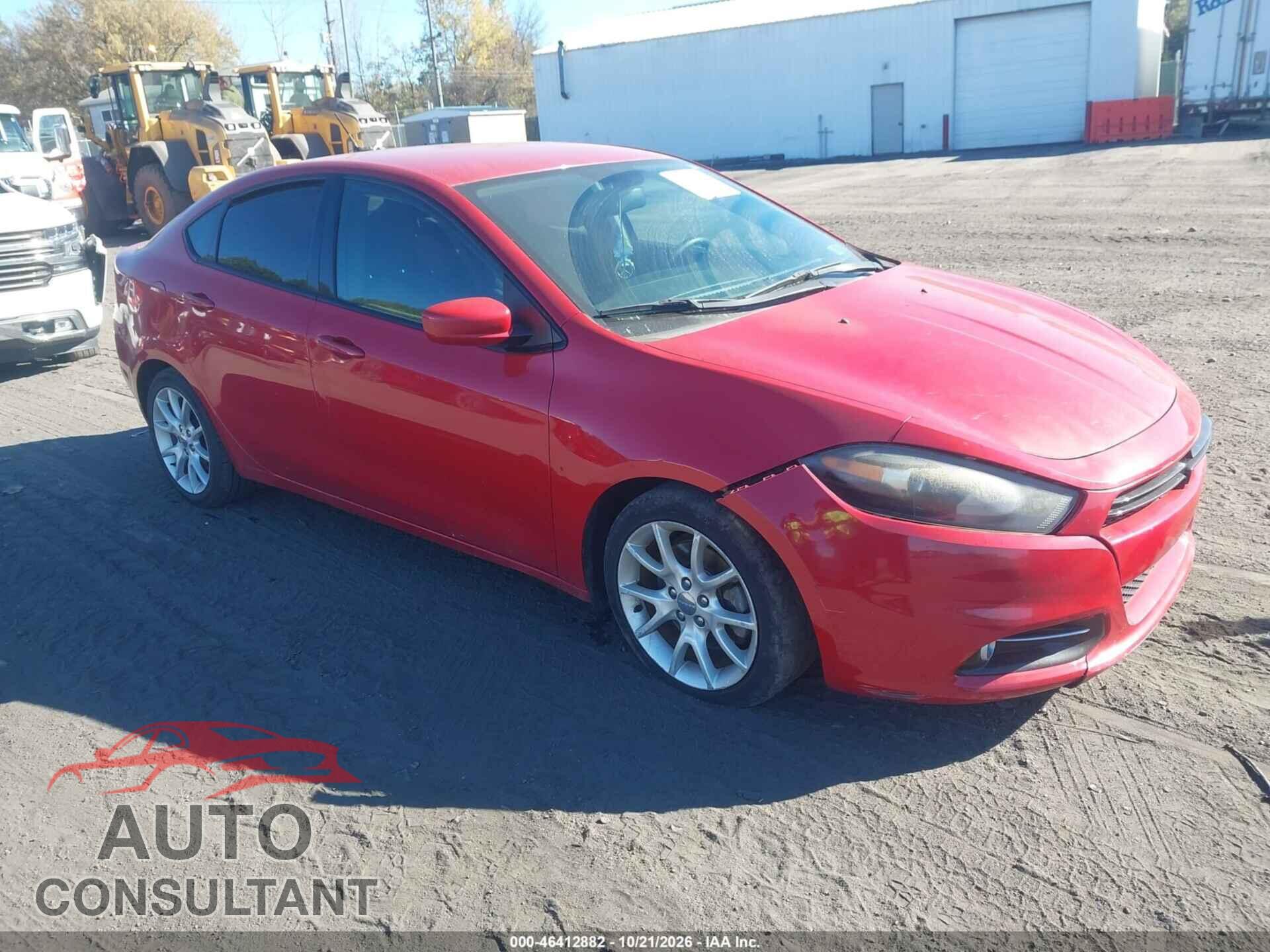 DODGE DART 2013 - 1C3CDFBA0DD345476
