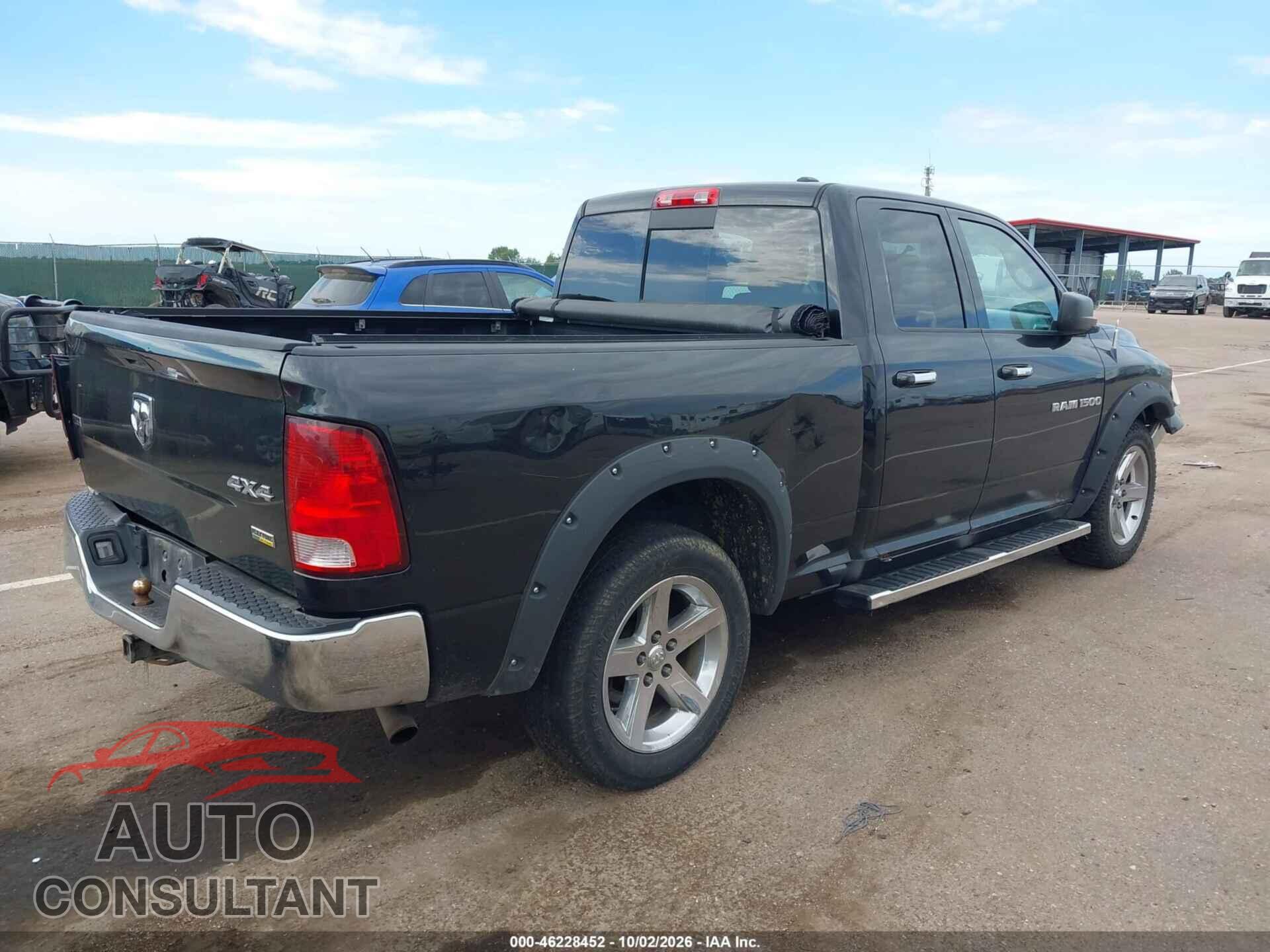 DODGE RAM 1500 2011 - 1D7RV1GP8BS521627