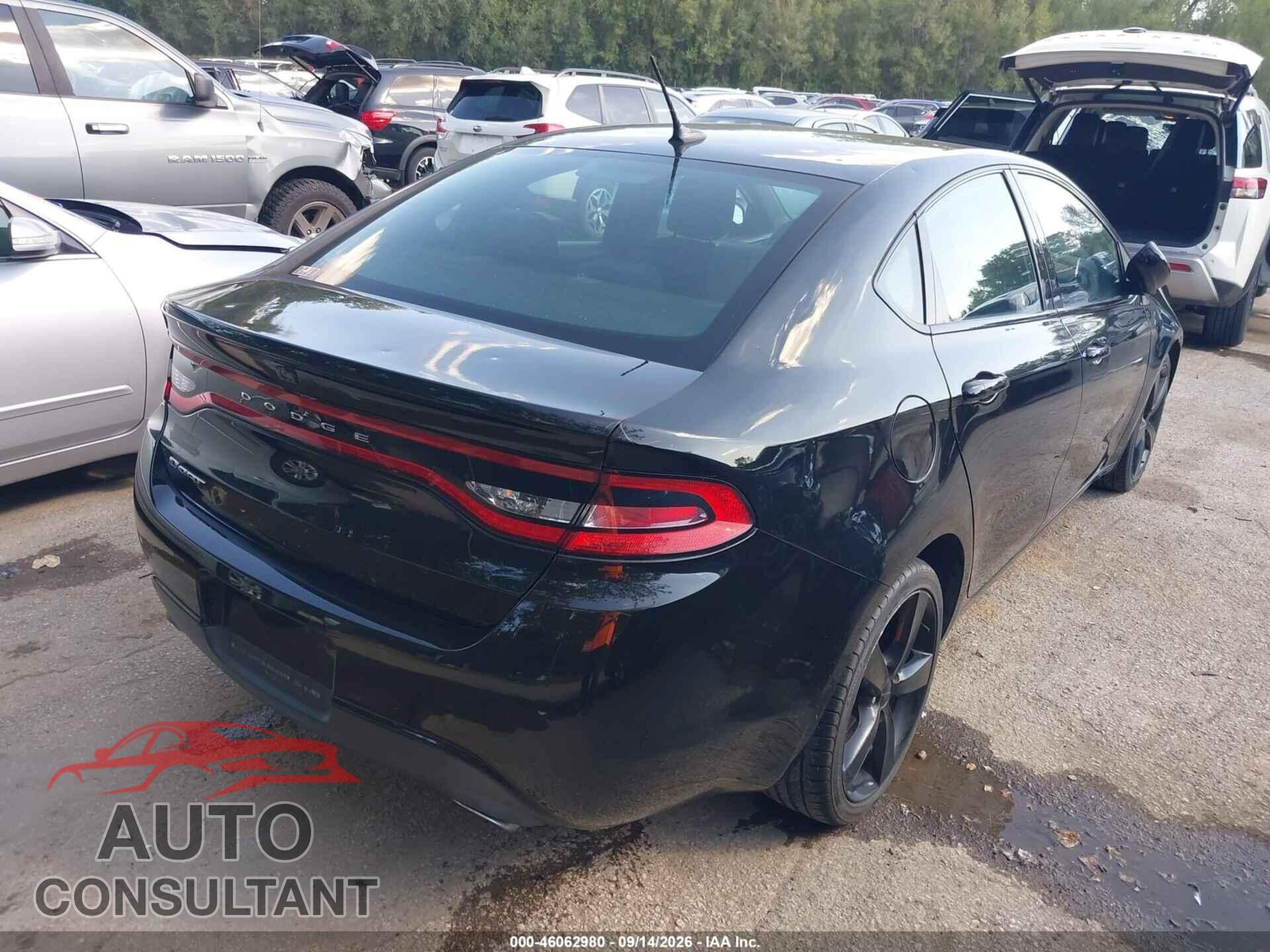 DODGE DART 2015 - 1C3CDFBB2FD404233
