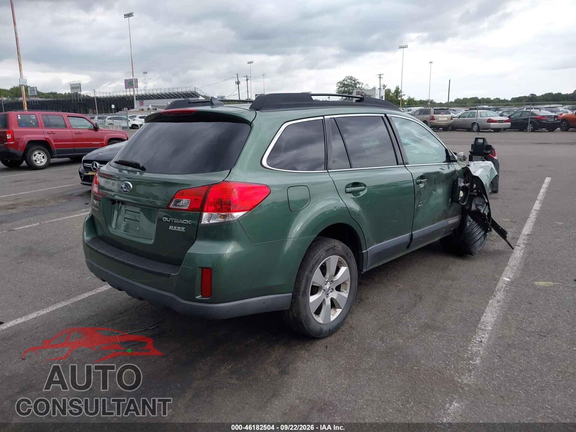 SUBARU OUTBACK 2012 - 4S4BRBKC3C3216974