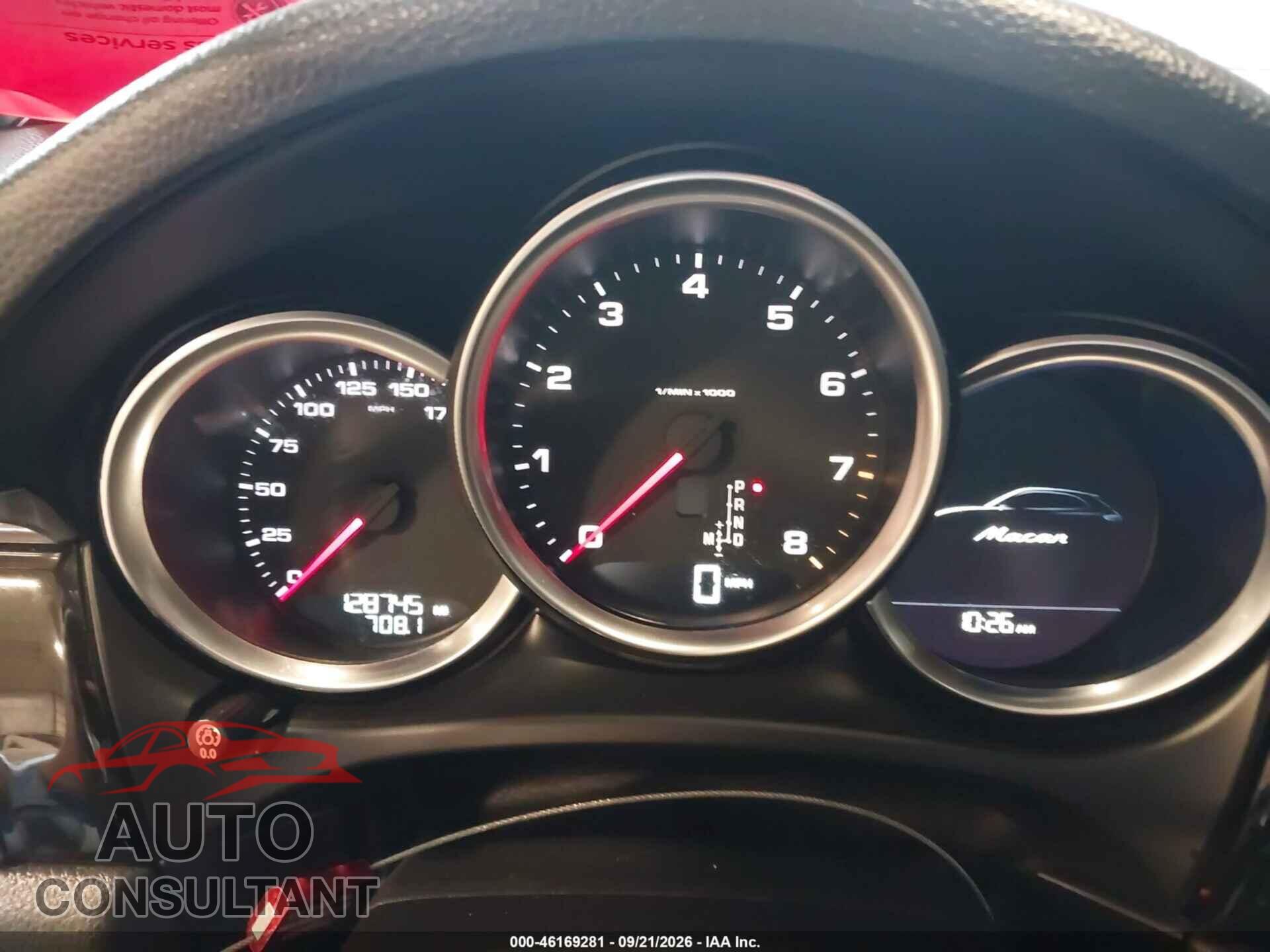 PORSCHE MACAN 2017 - WP1AA2A54HLB02398