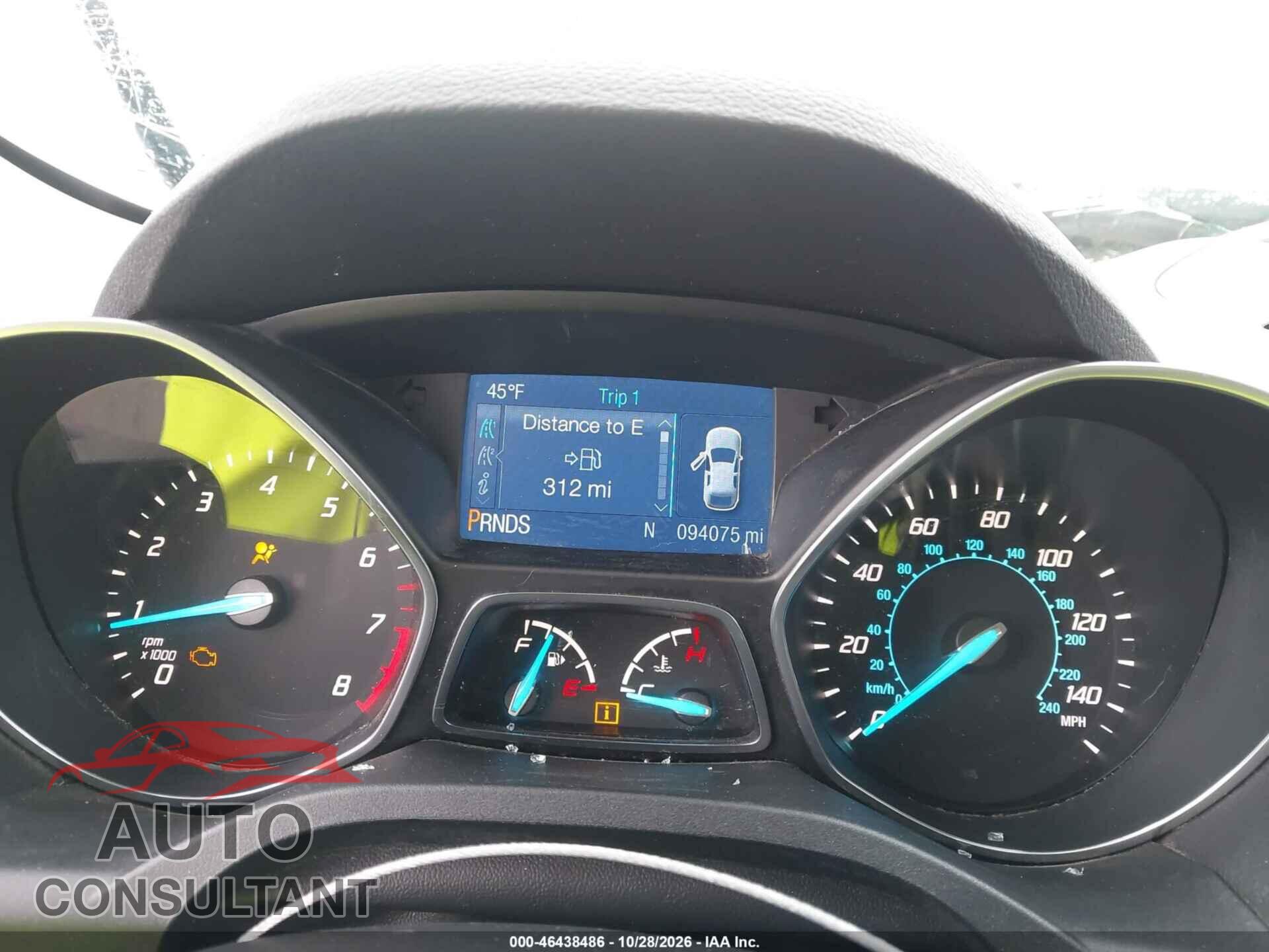 FORD ESCAPE 2014 - 1FMCU9GX2EUB81008