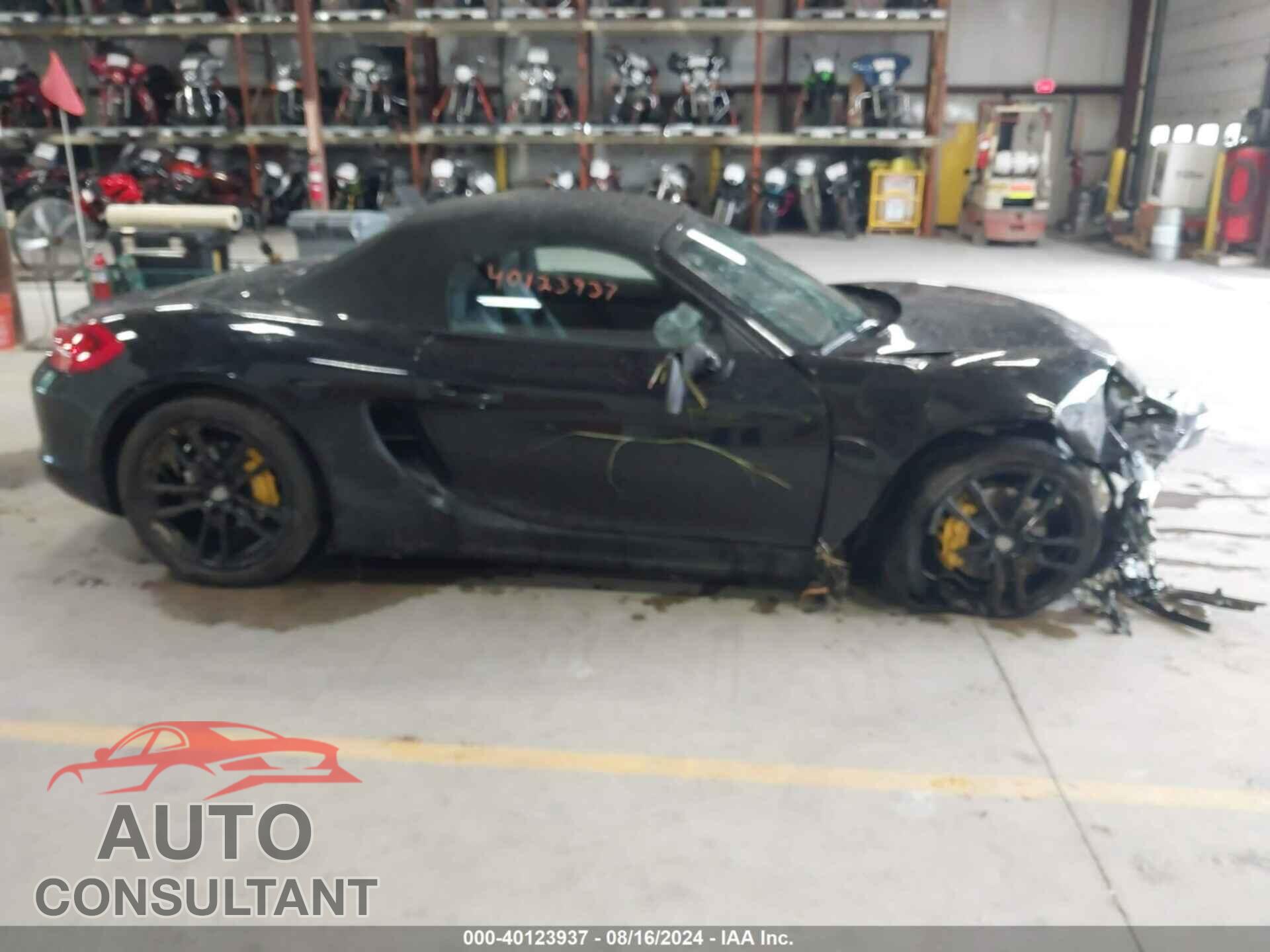 PORSCHE BOXSTER 2016 - WP0CA2A87GS120418