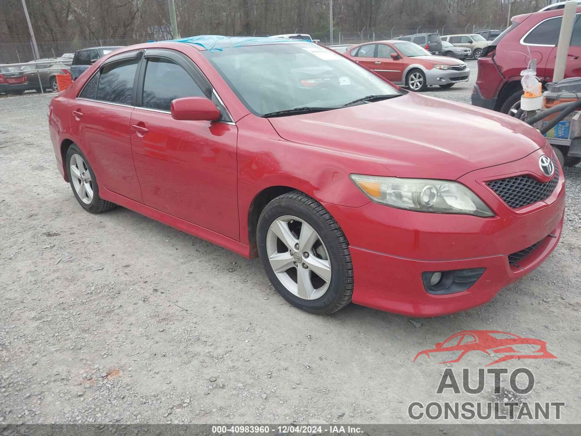 TOYOTA CAMRY 2011 - 4T1BF3EK9BU600204