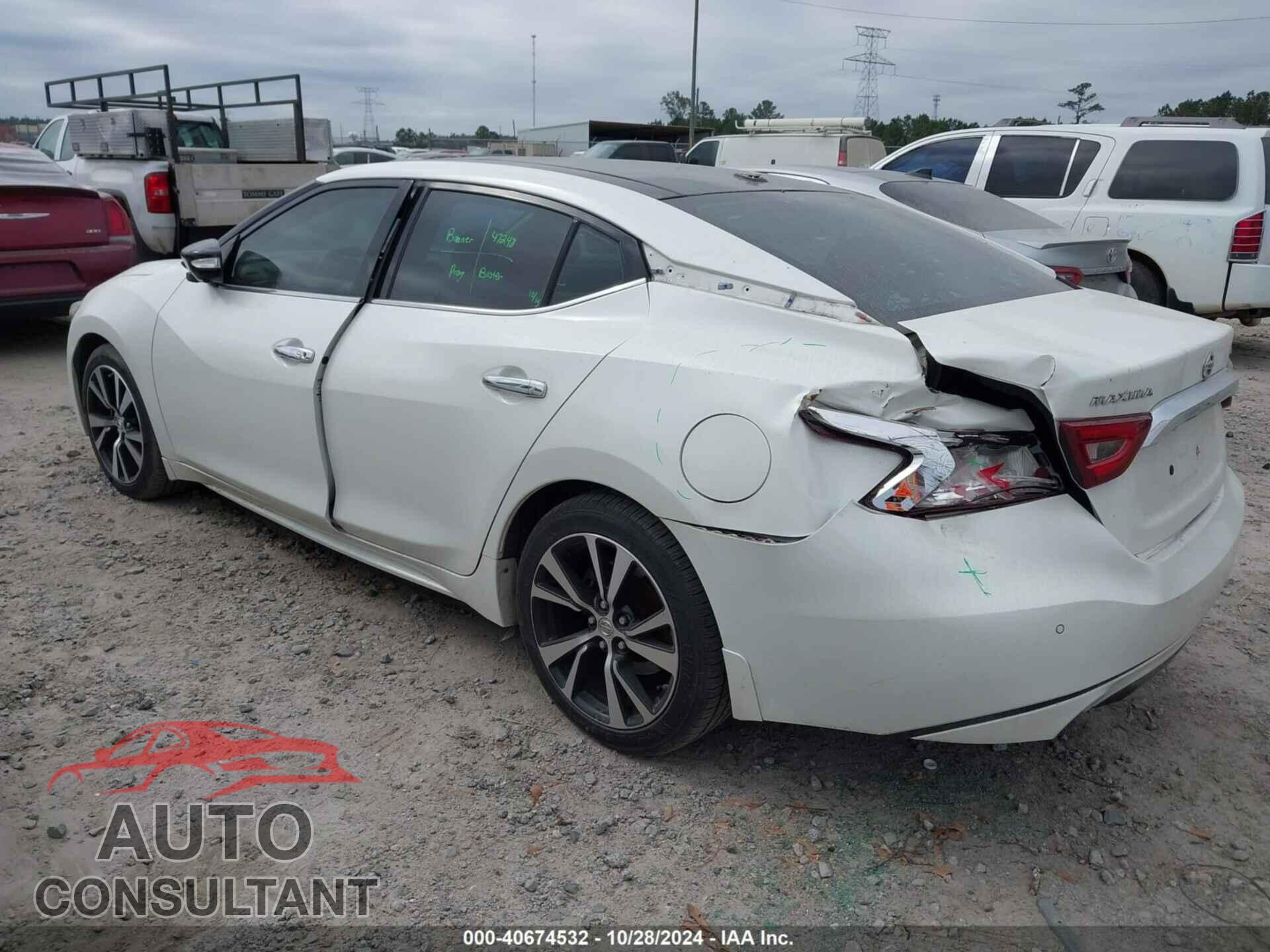 NISSAN MAXIMA 2017 - 1N4AA6AP1HC452314