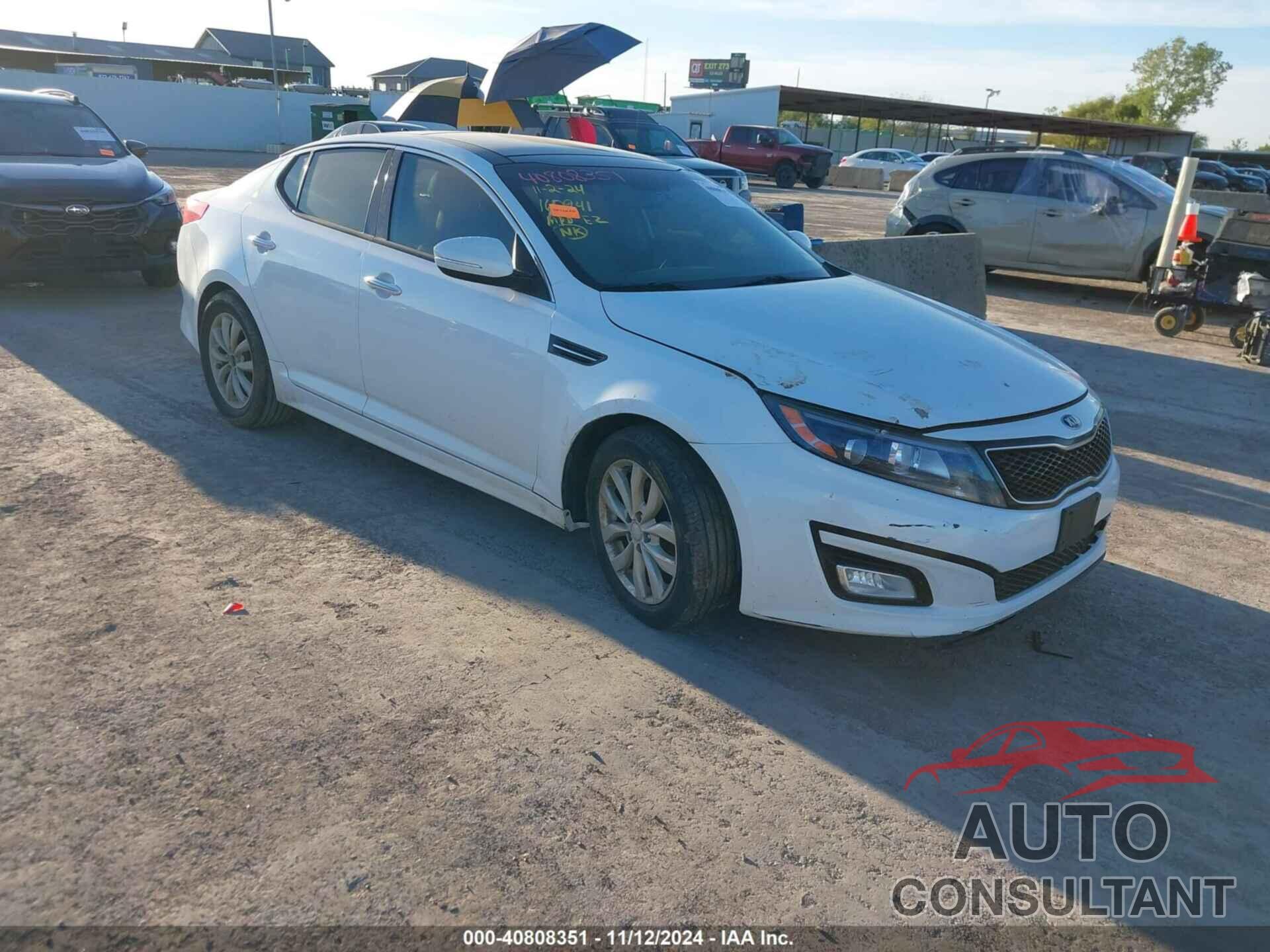 KIA OPTIMA 2015 - 5XXGN4A75FG422095