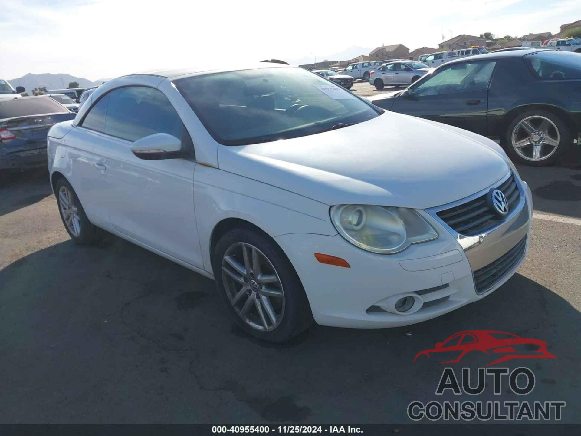VOLKSWAGEN EOS 2009 - WVWFA71F89V016644