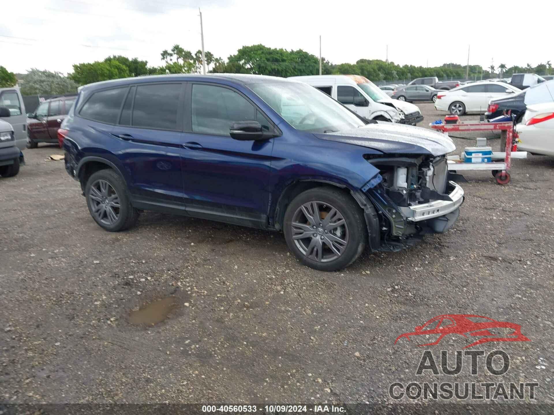 HONDA PILOT 2022 - 5FNYF5H38NB029025