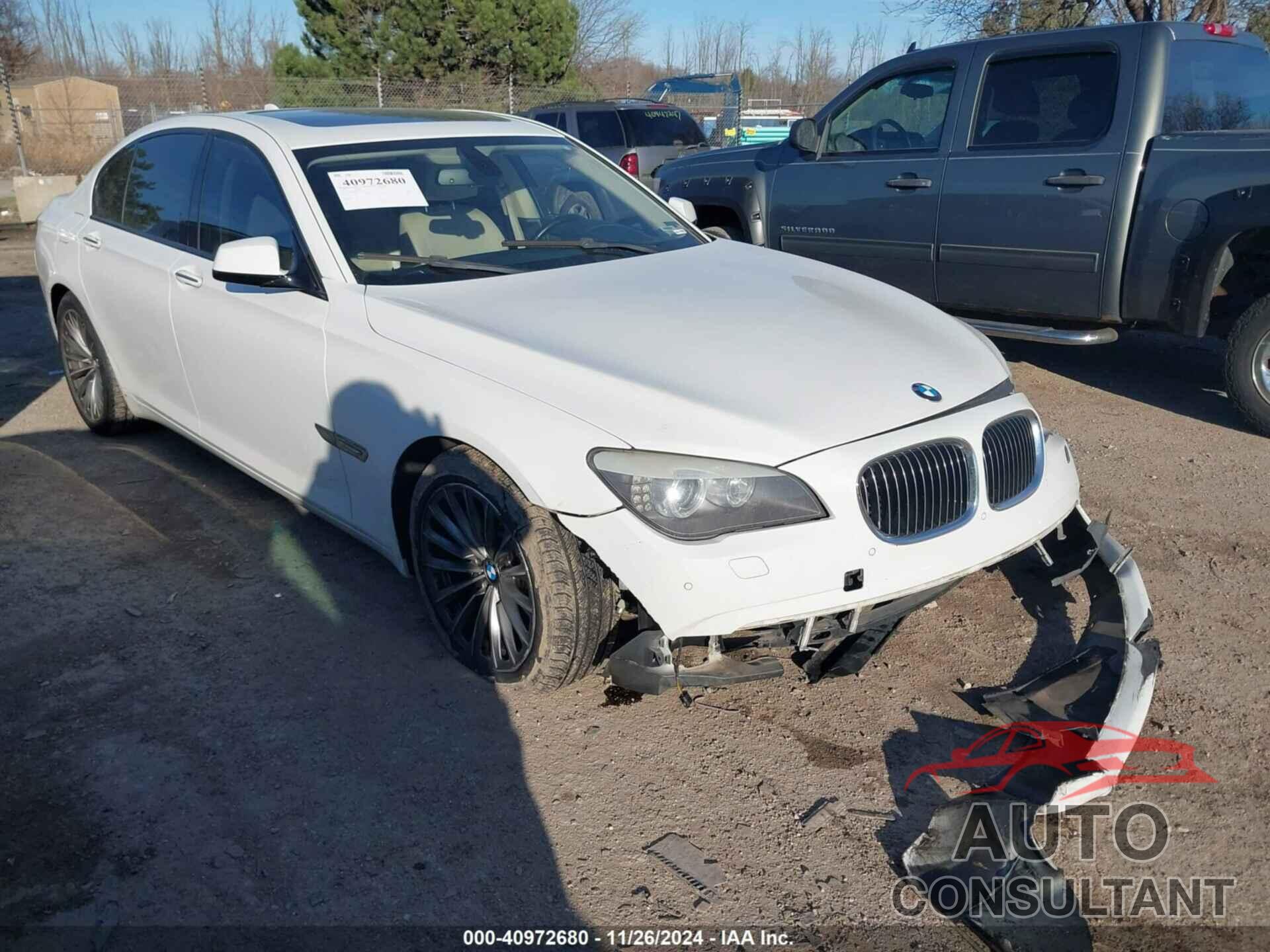 BMW 750I 2011 - WBAKA8C50BCY36739