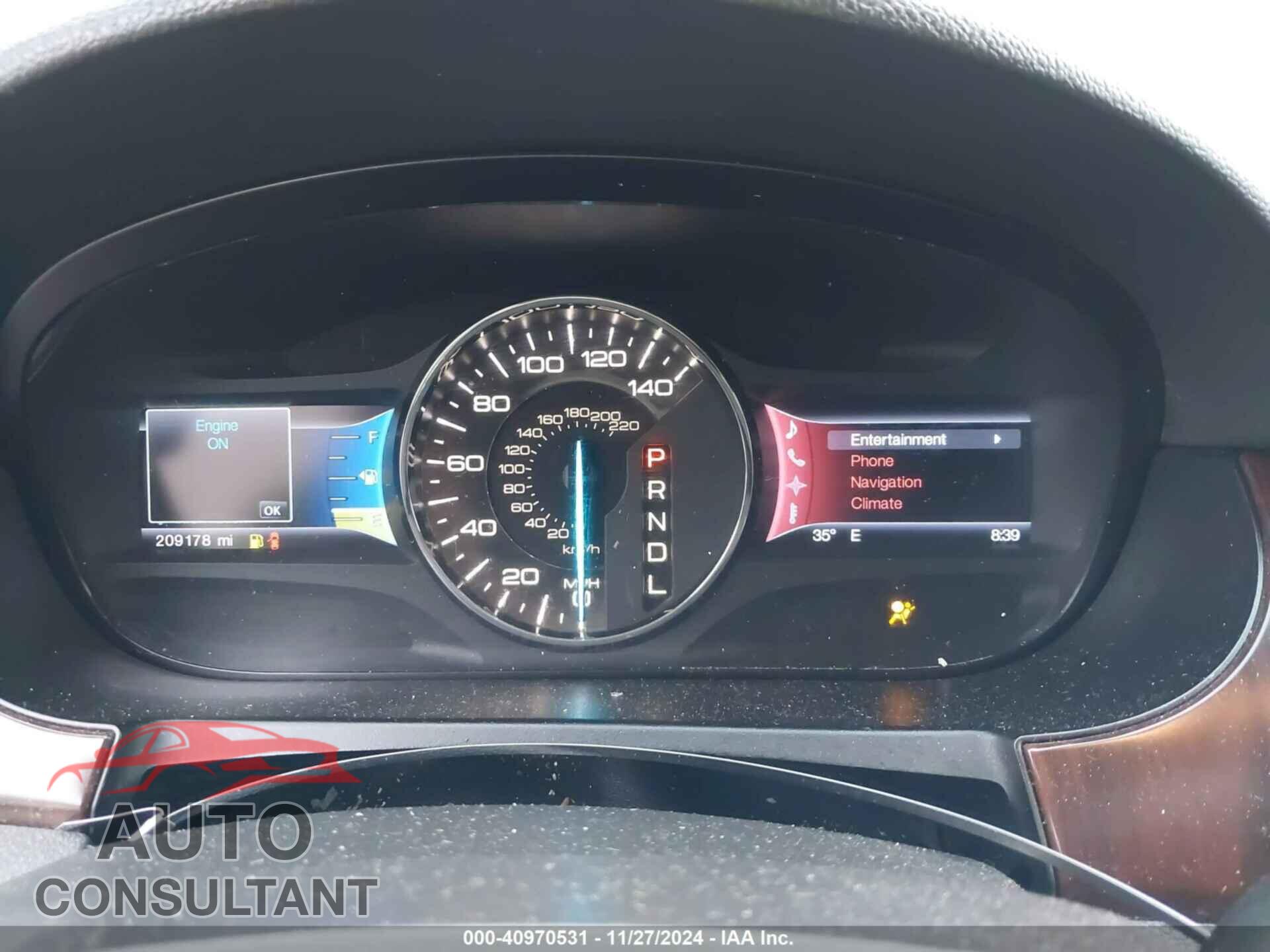 FORD EDGE 2013 - 2FMDK3K9XDBB24849