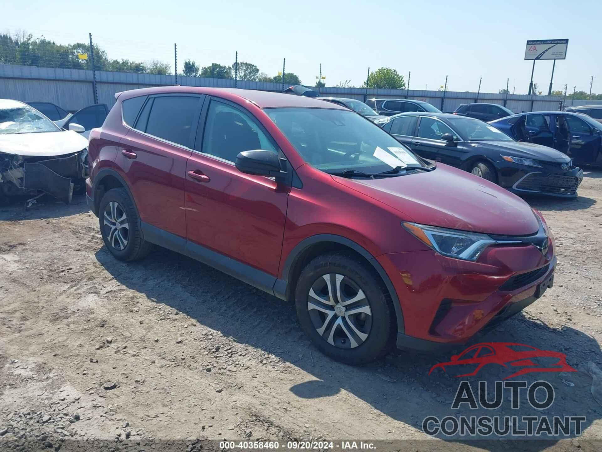 TOYOTA RAV4 2018 - 2T3ZFREV3JW437468