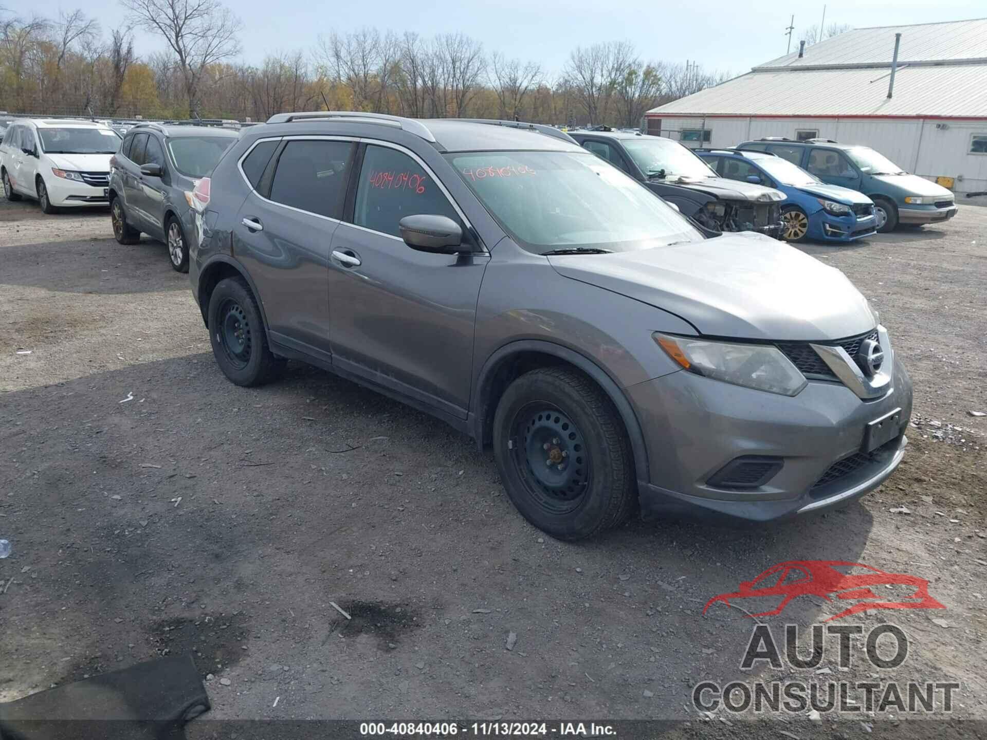 NISSAN ROGUE 2016 - KNMAT2MV3GP665375