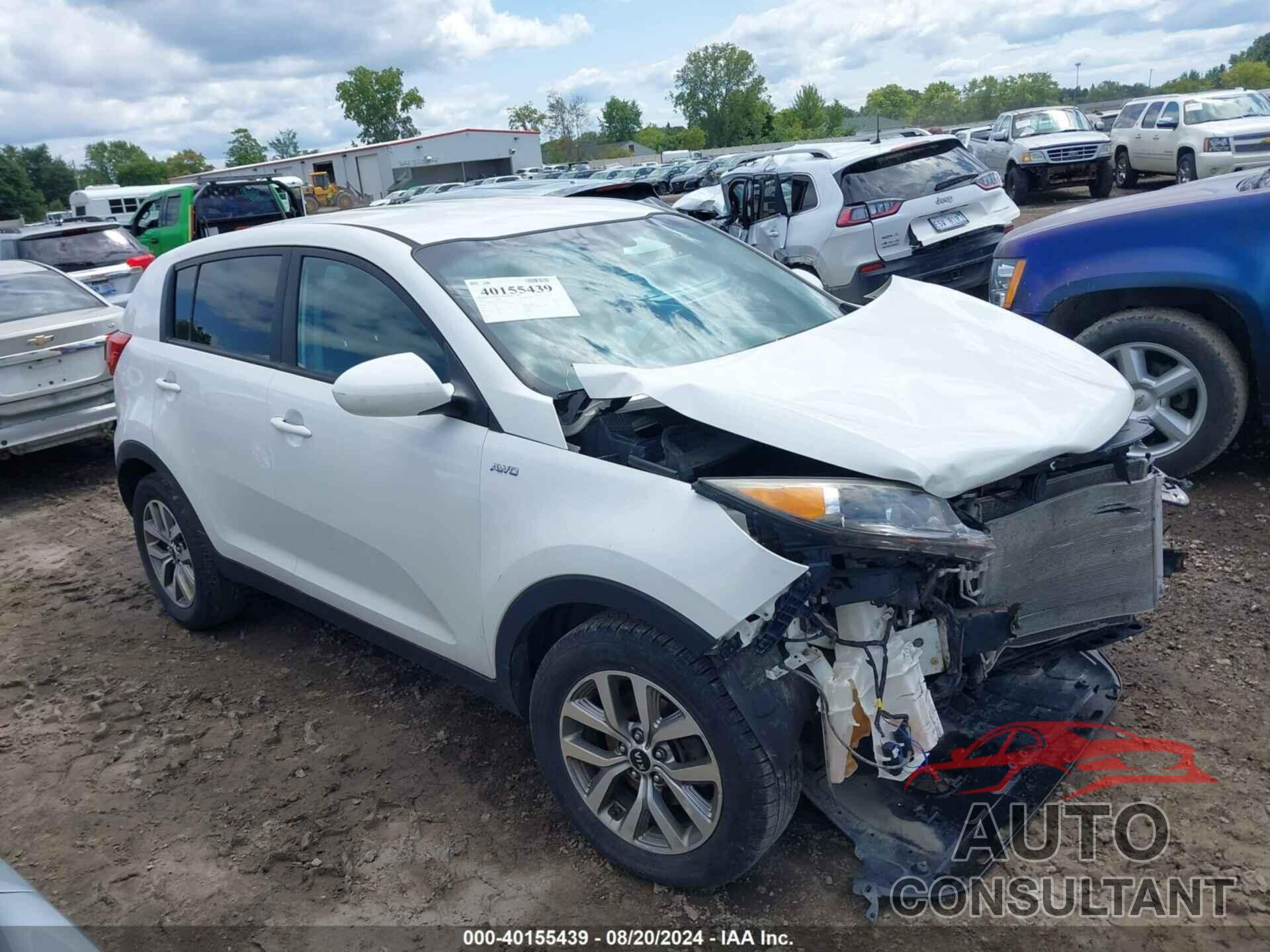 KIA SPORTAGE 2016 - KNDPBCAC6G7810463