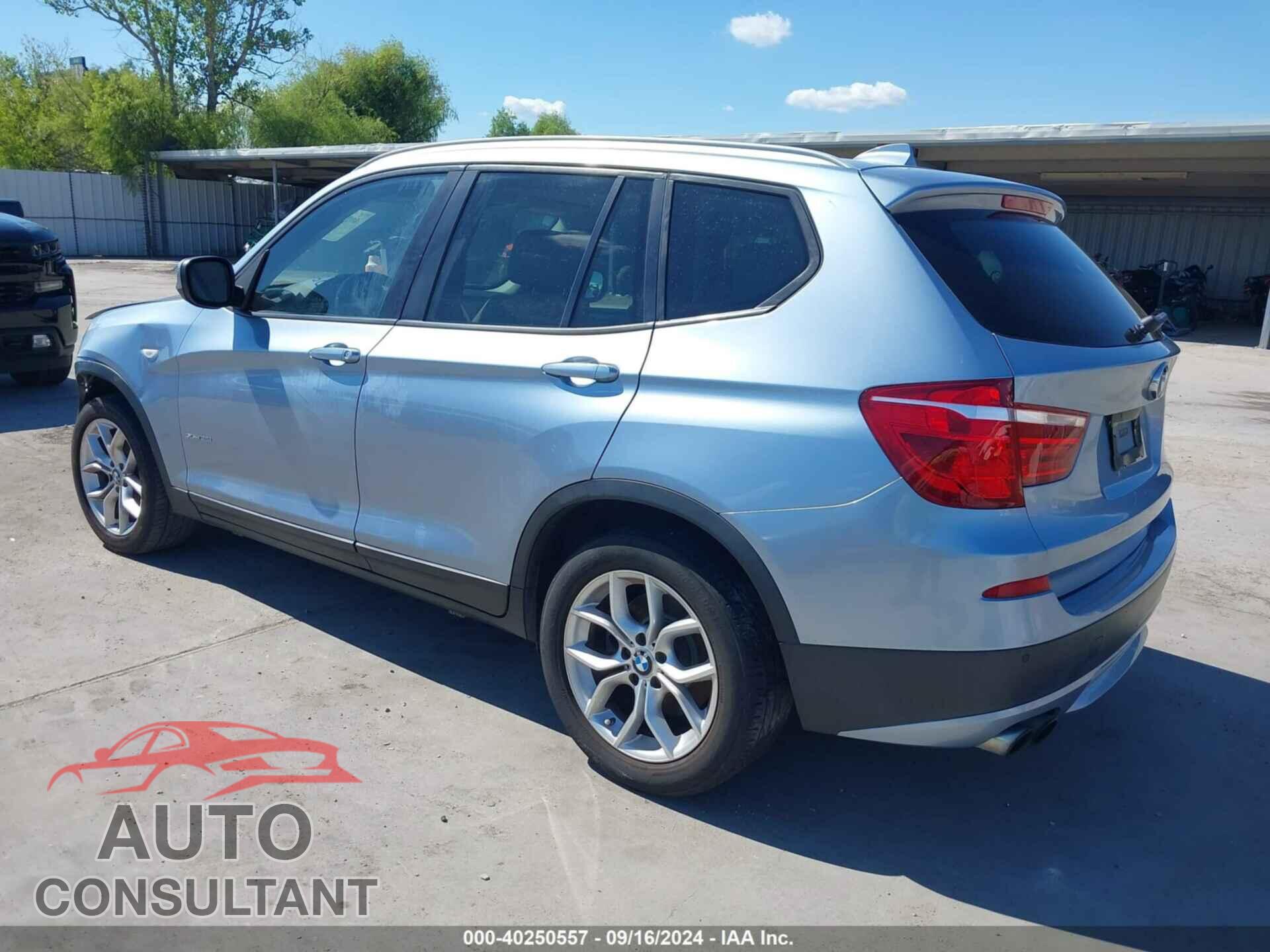 BMW X3 2013 - 5UXWX7C51DL983134