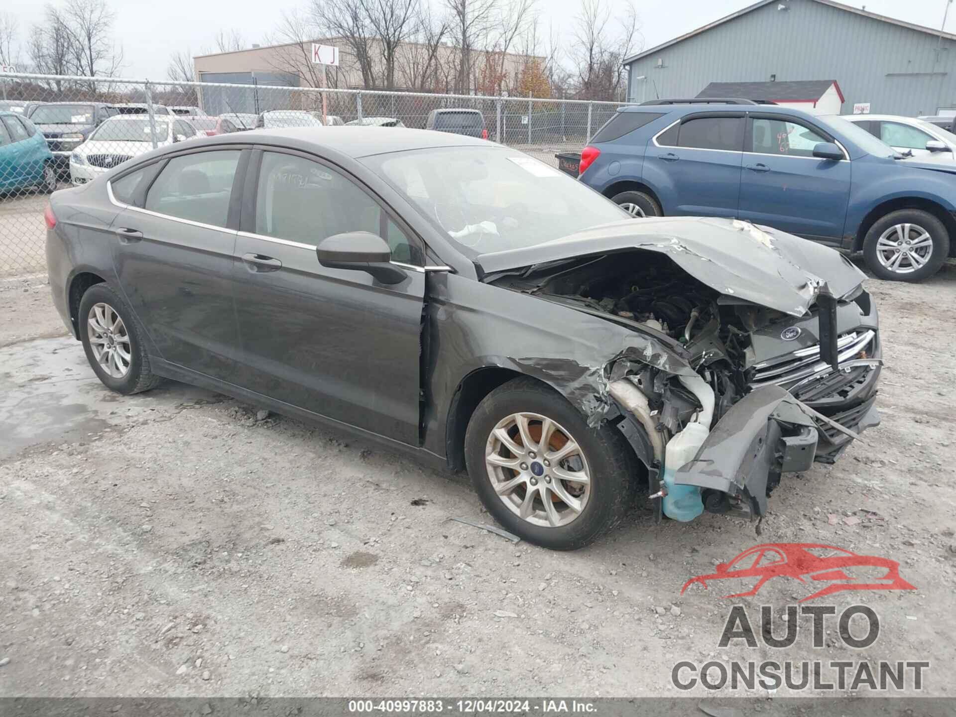 FORD FUSION 2017 - 3FA6P0G72HR394367