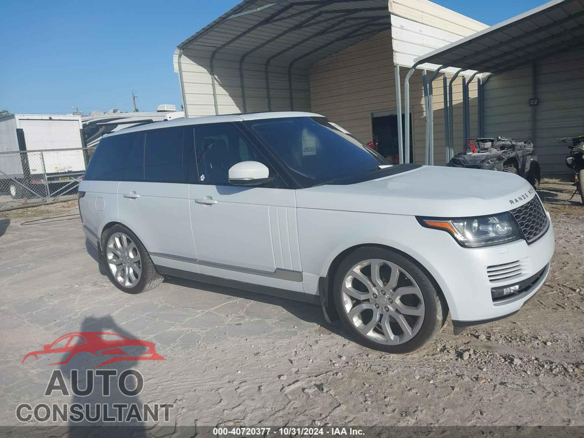LAND ROVER RANGE ROVER 2016 - SALGS2KFXGA264152