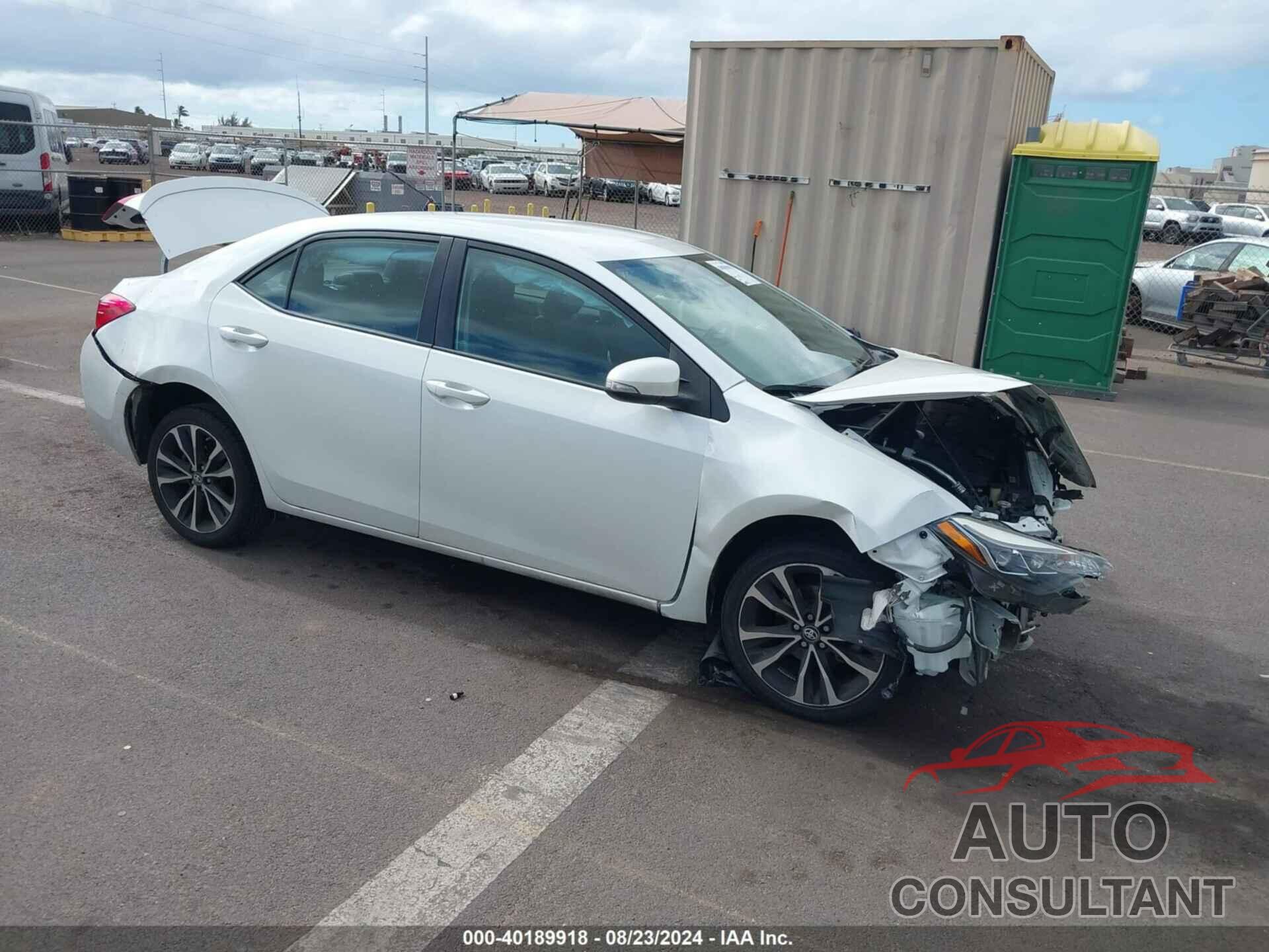 TOYOTA COROLLA 2018 - 5YFBURHE8JP741571