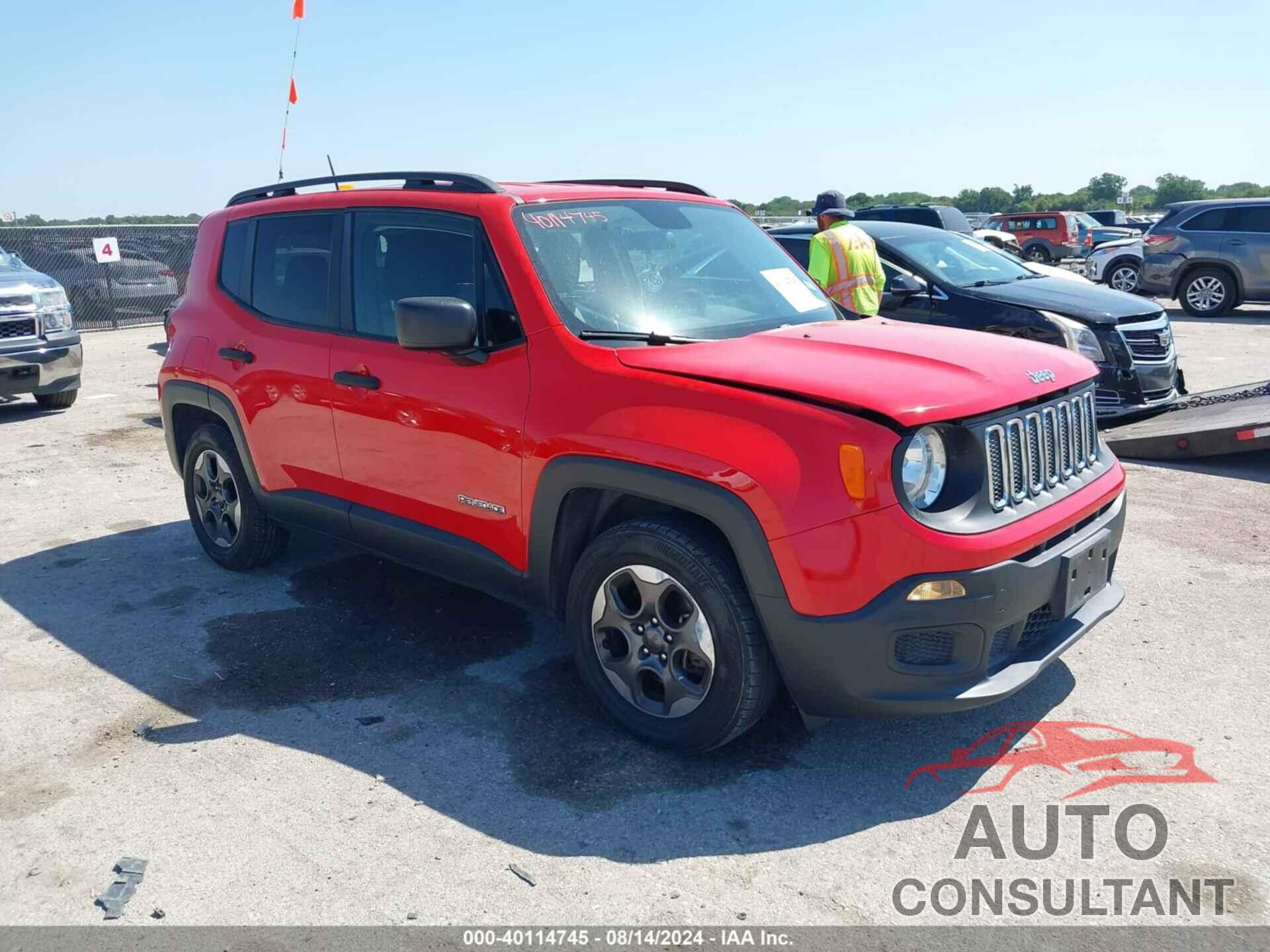 JEEP RENEGADE 2017 - BAZZJAAB4HTF48931