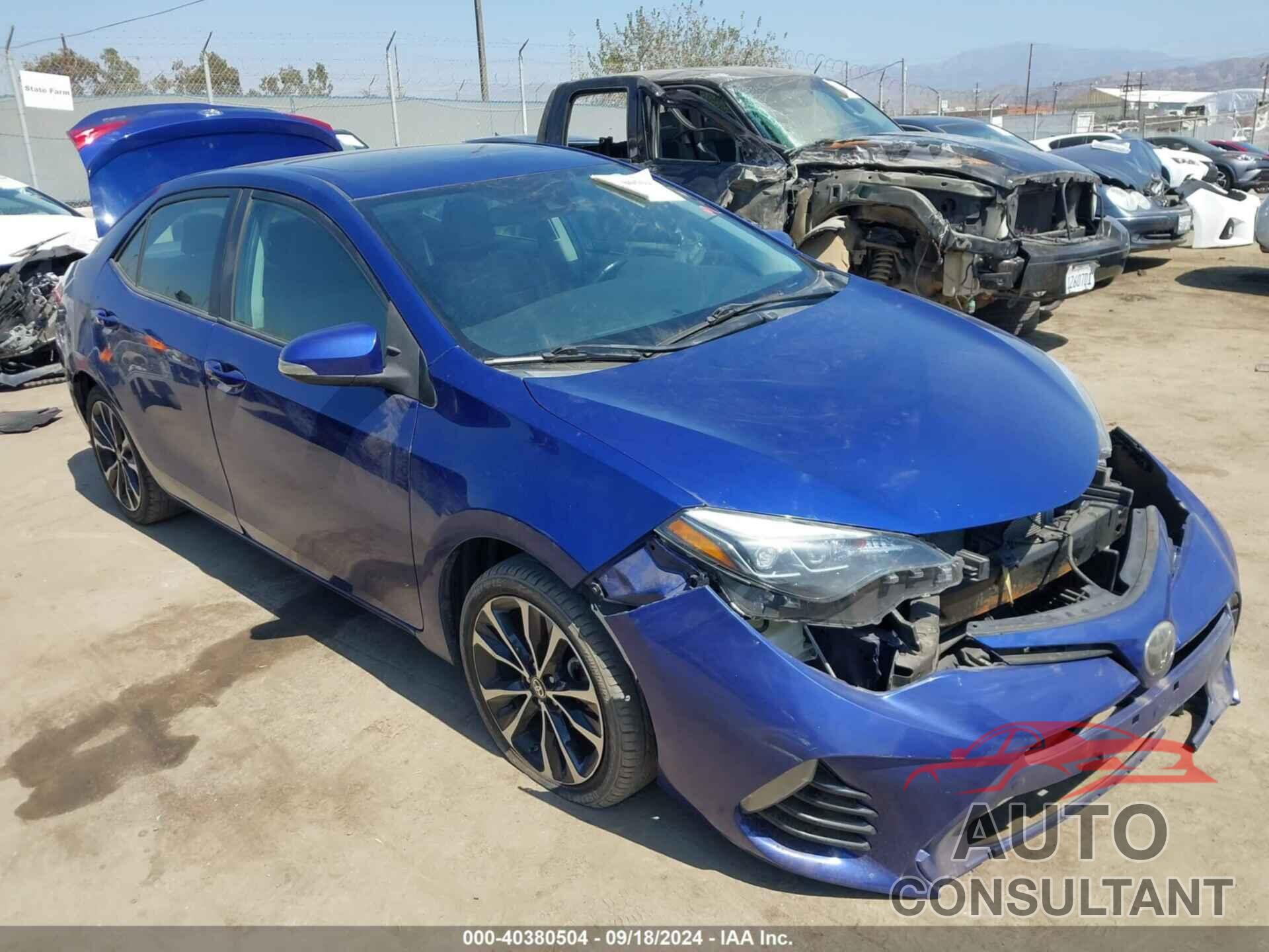 TOYOTA COROLLA 2019 - 2T1BURHEXKC126666