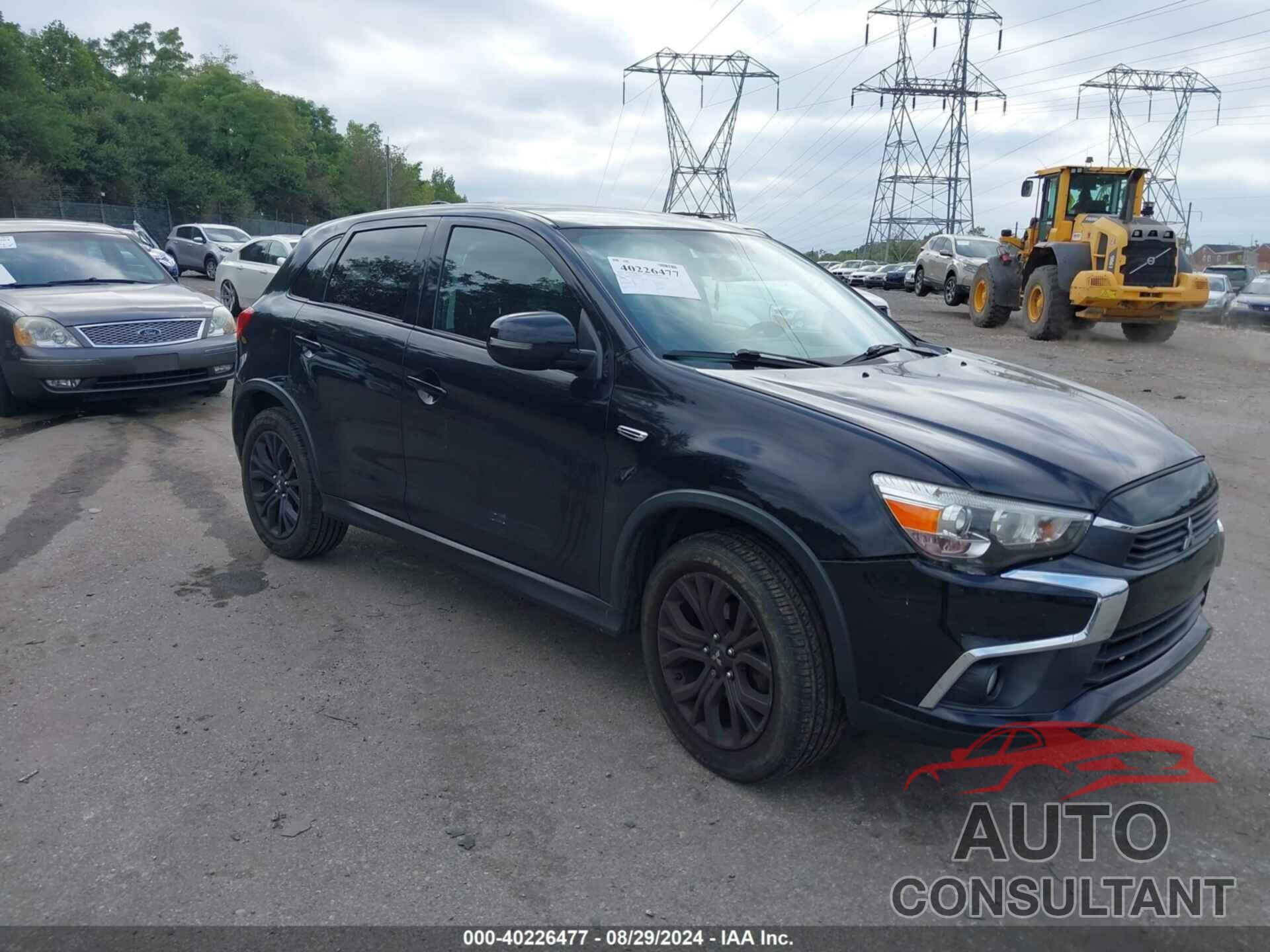 MITSUBISHI OUTLANDER SPORT 2017 - JA4AP3AUXHZ052613