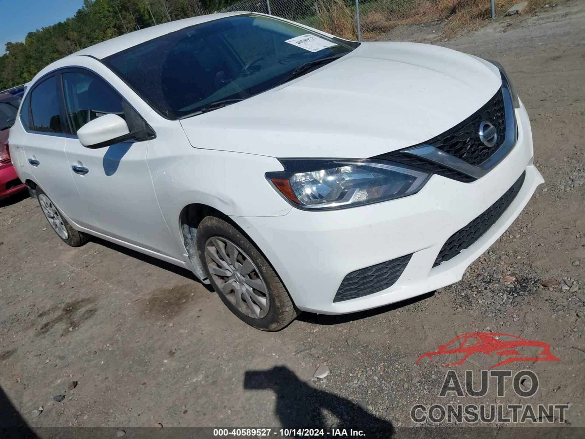 NISSAN SENTRA 2019 - 3N1AB7AP2KY232873