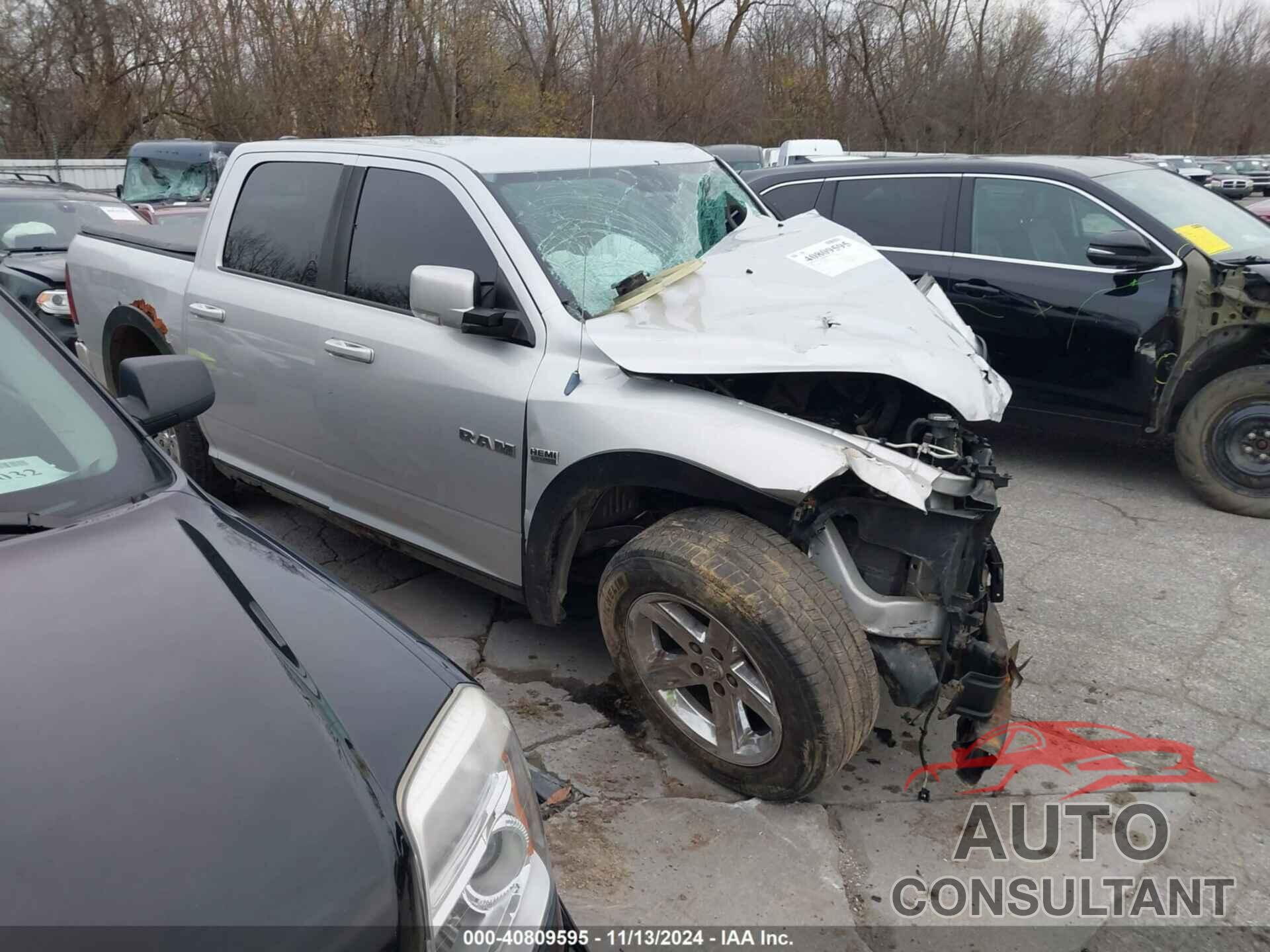 DODGE RAM 1500 2010 - 1D7RV1CT7AS167701