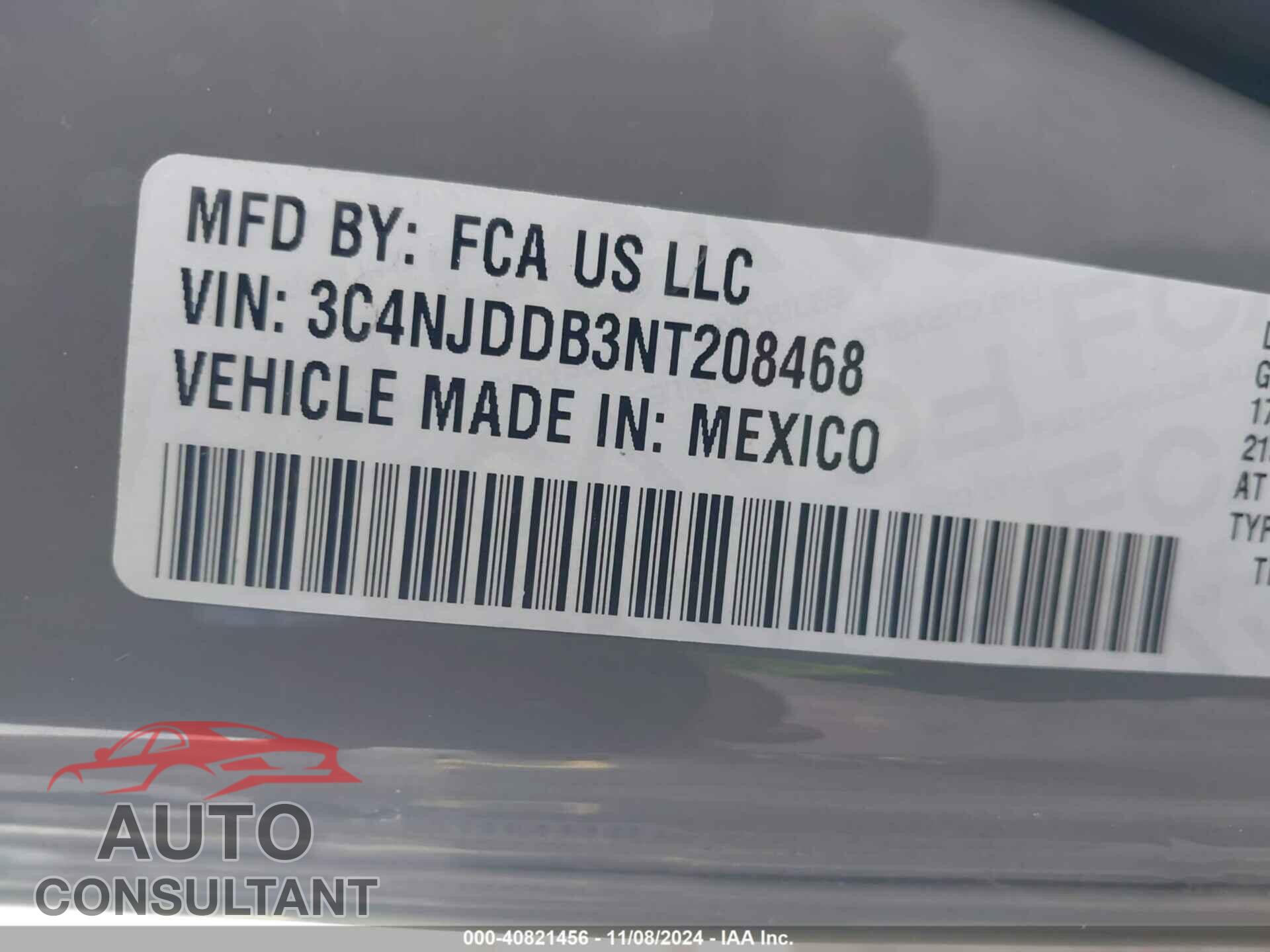 JEEP COMPASS 2022 - 3C4NJDDB3NT208468