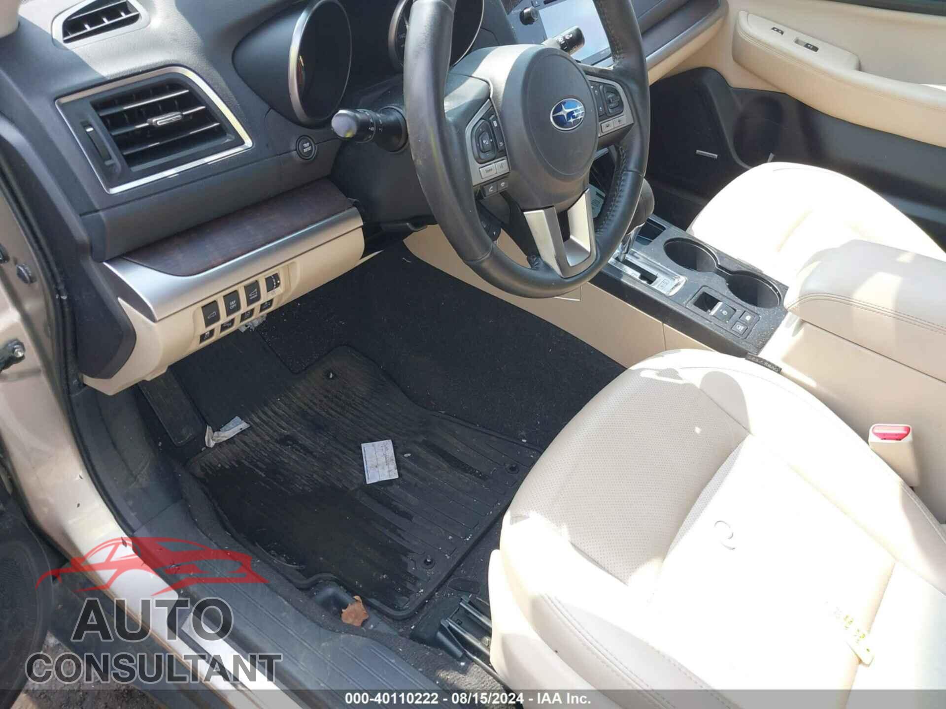 SUBARU OUTBACK 2017 - 4S4BSANC3H3391968