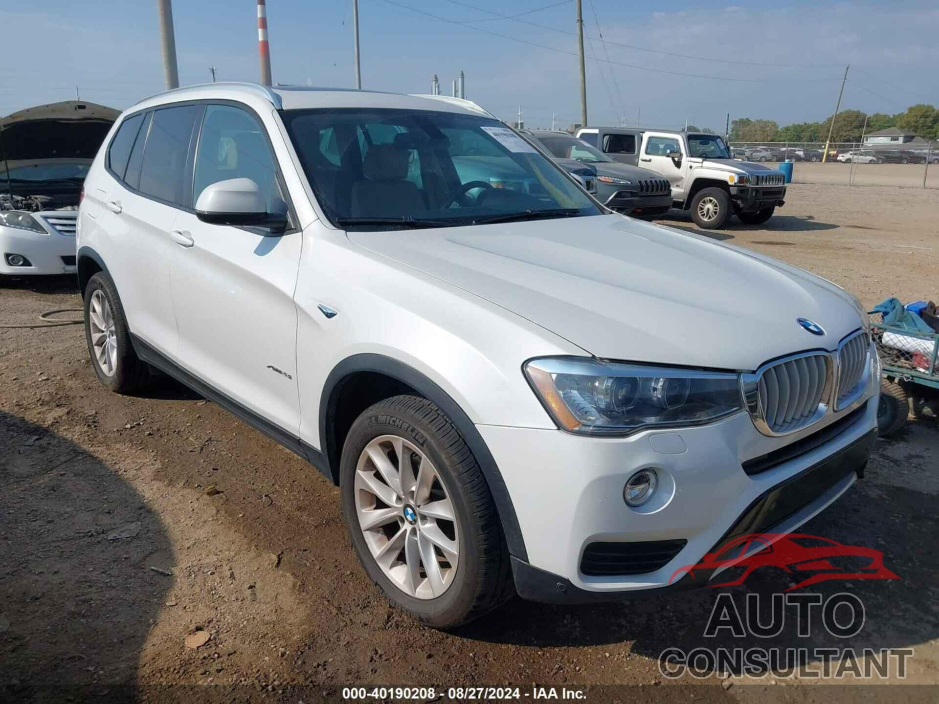 BMW X3 2016 - 5UXWX9C59G0D81540