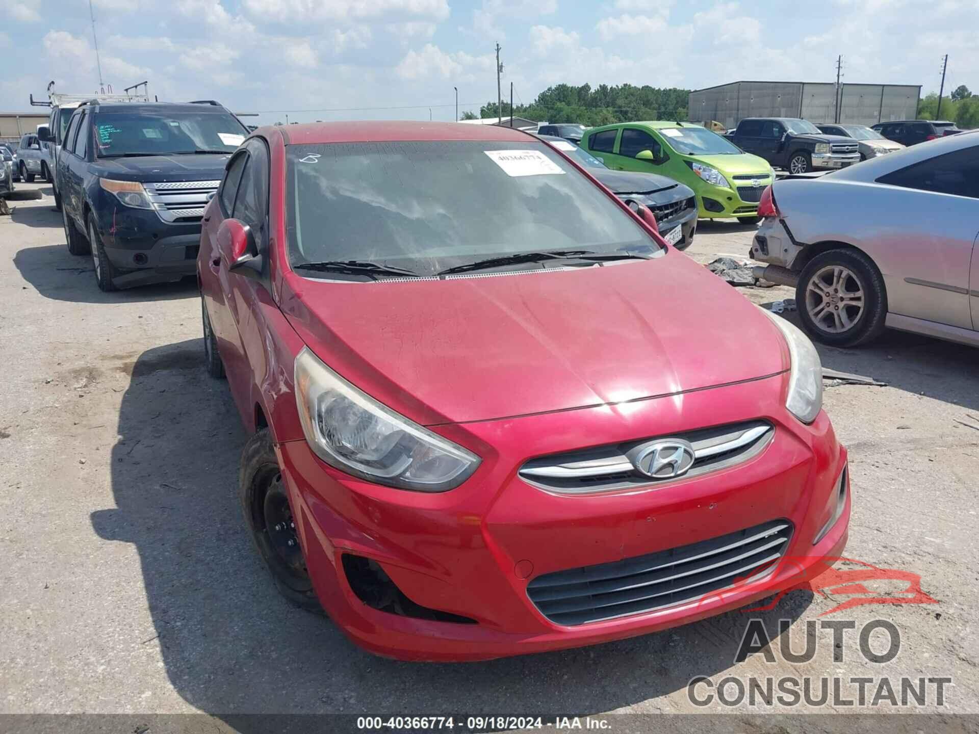 HYUNDAI ACCENT 2016 - KMHCT4AE7GU977639