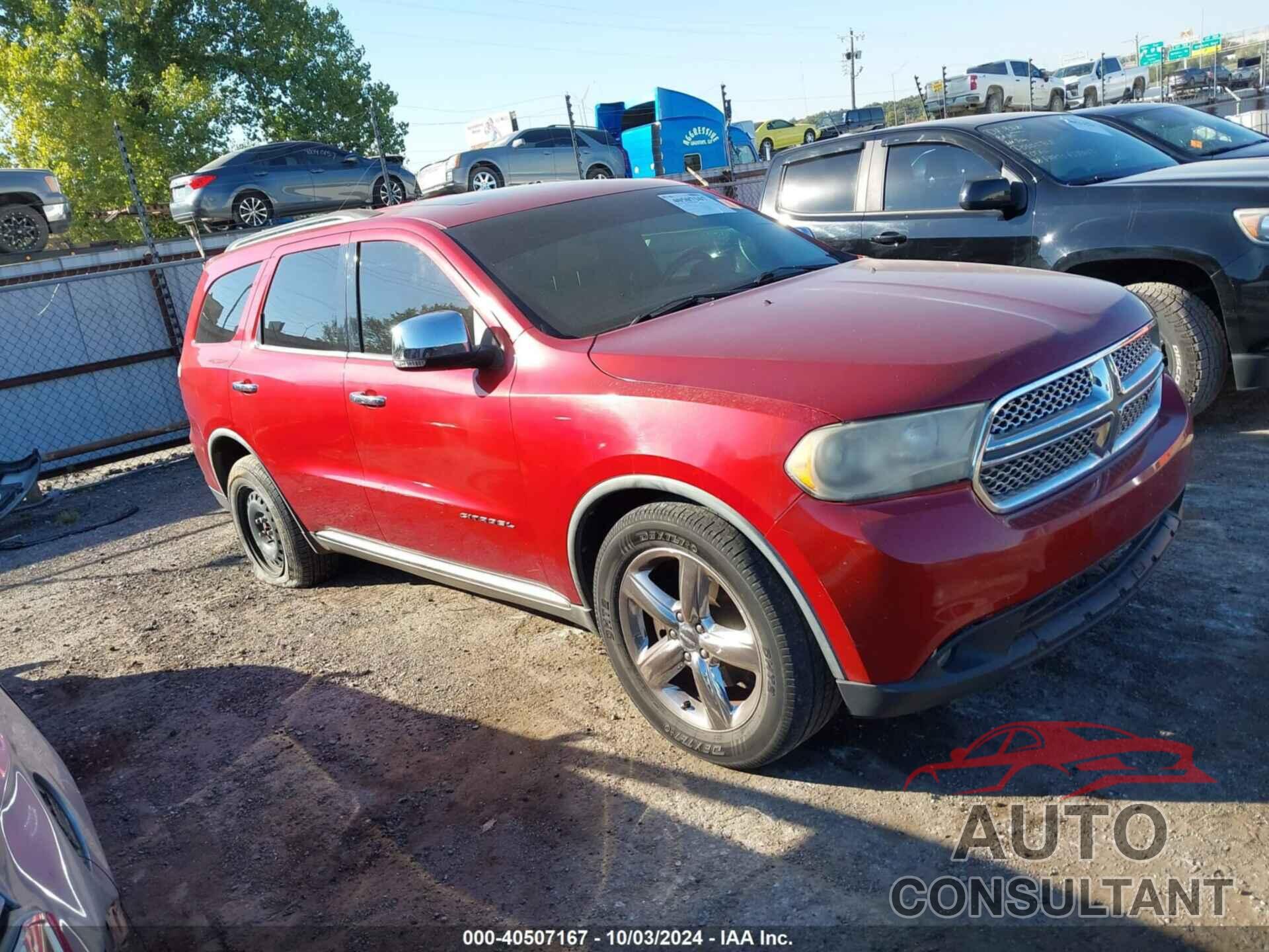 DODGE DURANGO 2011 - 1D4SD5GT9BC592481