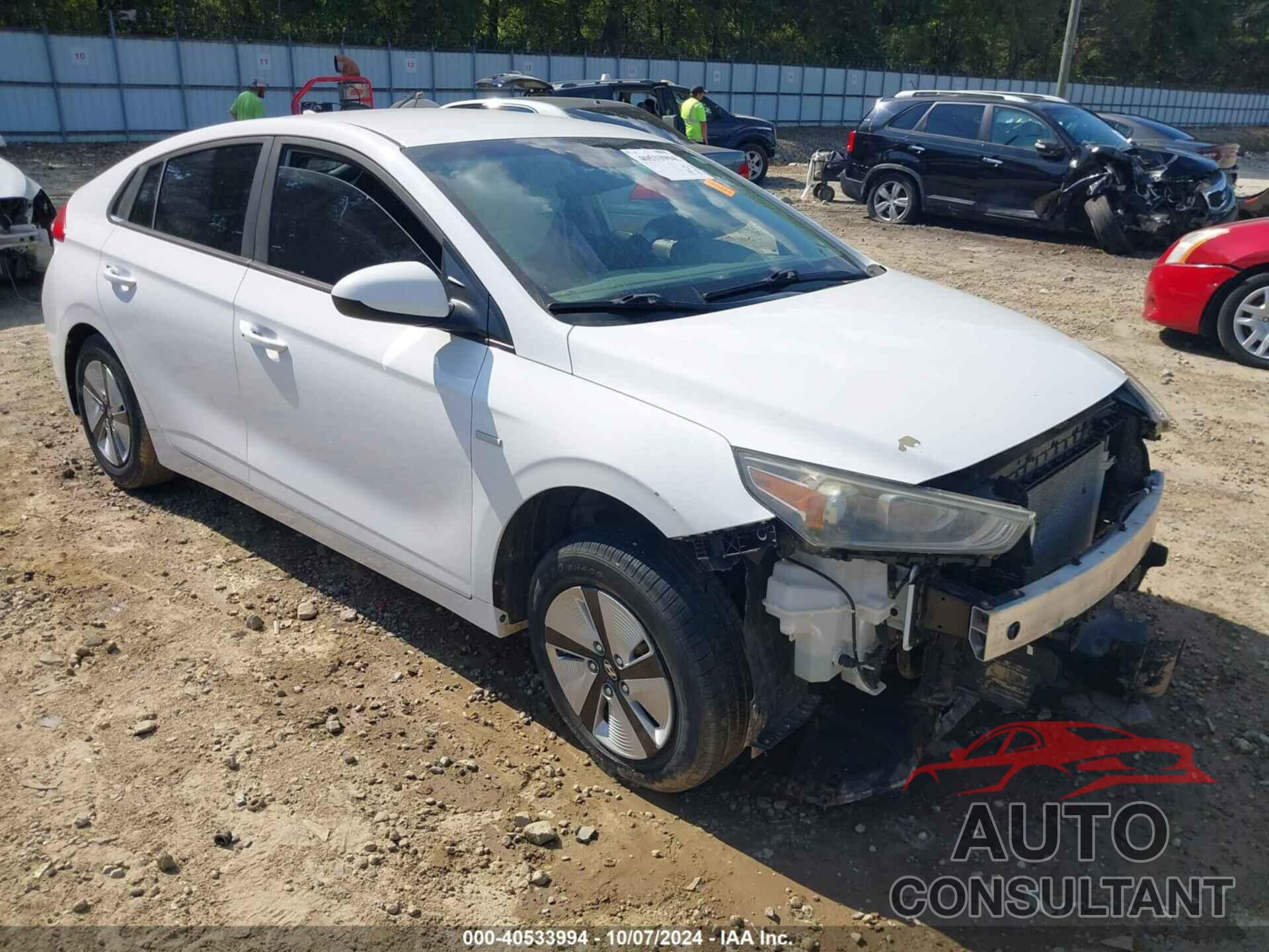HYUNDAI IONIQ HYBRID 2018 - KMHC65LCXJU072490