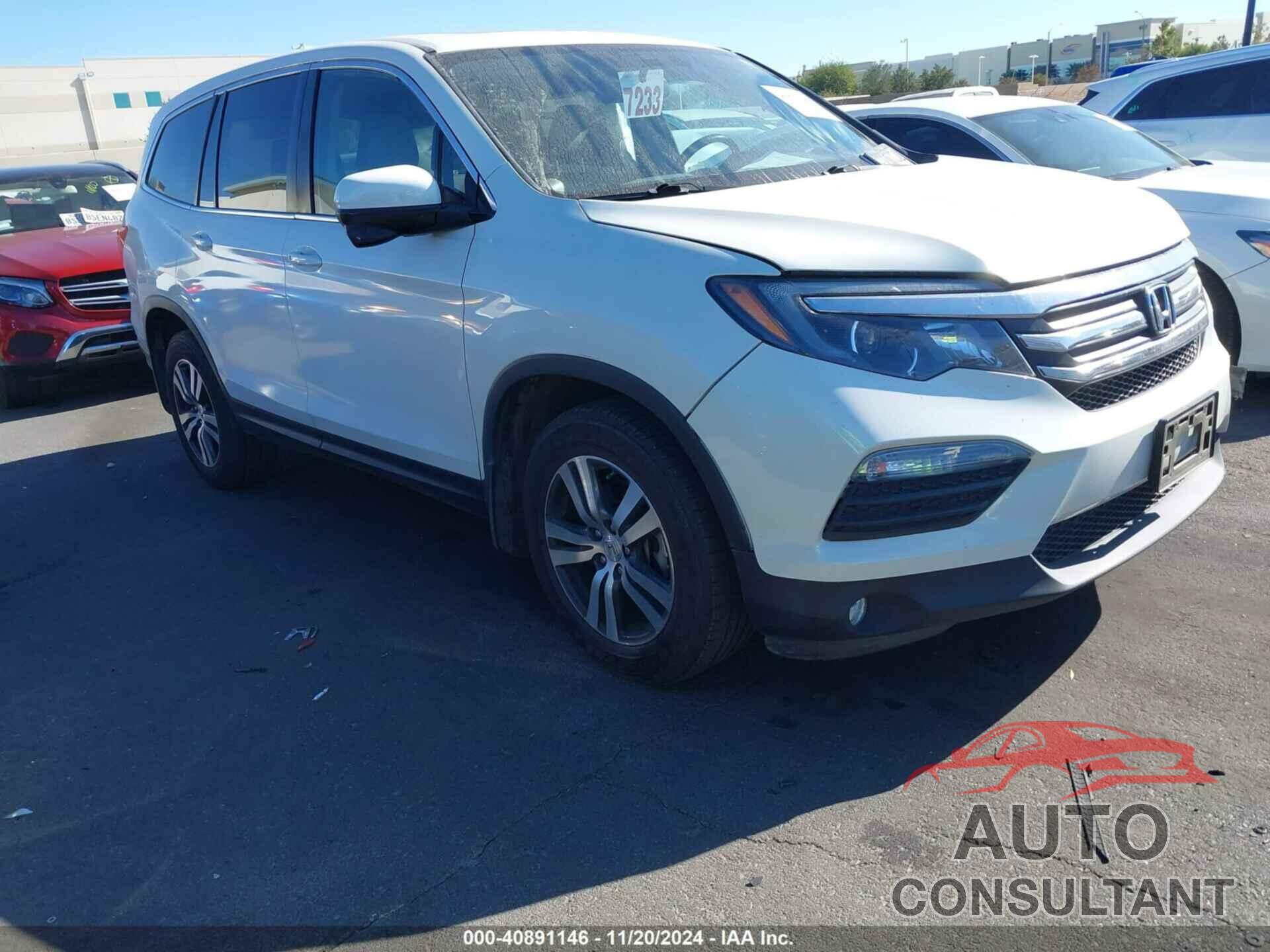 HONDA PILOT 2016 - 5FNYF6H53GB080331